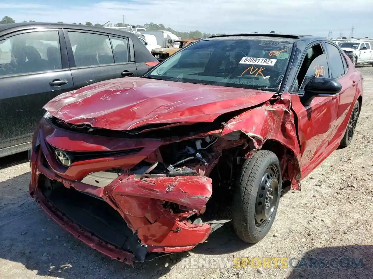 2 Photograph of a damaged car 4T1K61AK3MU404045 TOYOTA CAMRY 2021