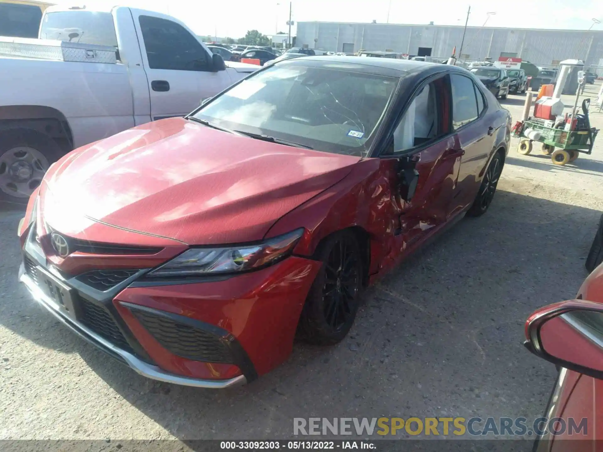 2 Photograph of a damaged car 4T1K61AK3MU404224 TOYOTA CAMRY 2021