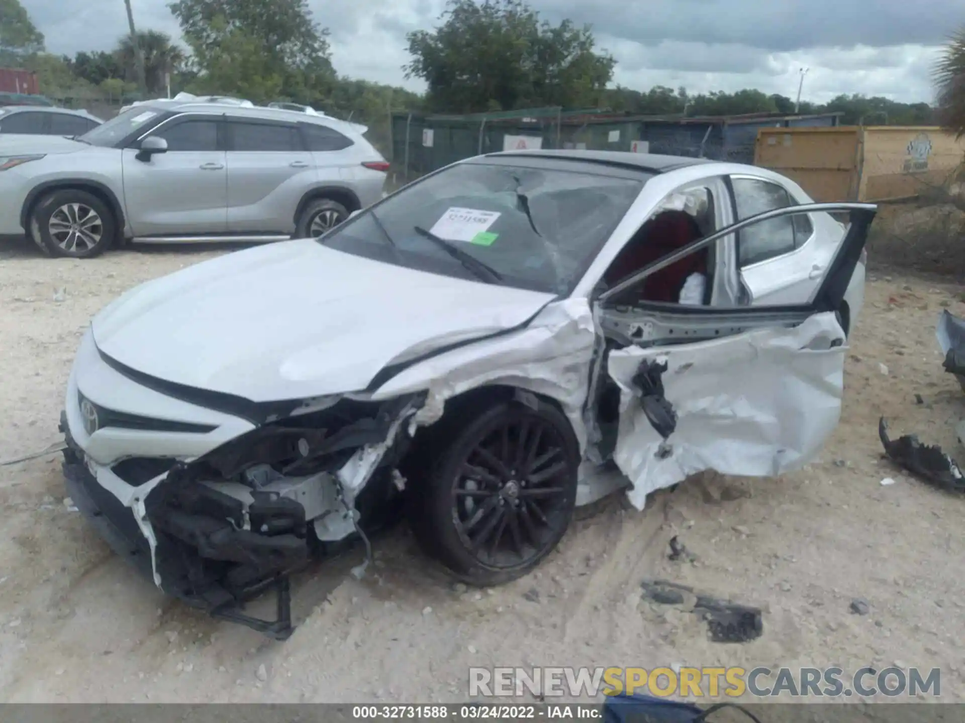 2 Photograph of a damaged car 4T1K61AK3MU415868 TOYOTA CAMRY 2021