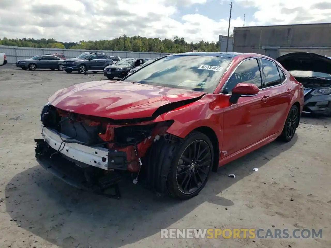 2 Photograph of a damaged car 4T1K61AK3MU461734 TOYOTA CAMRY 2021