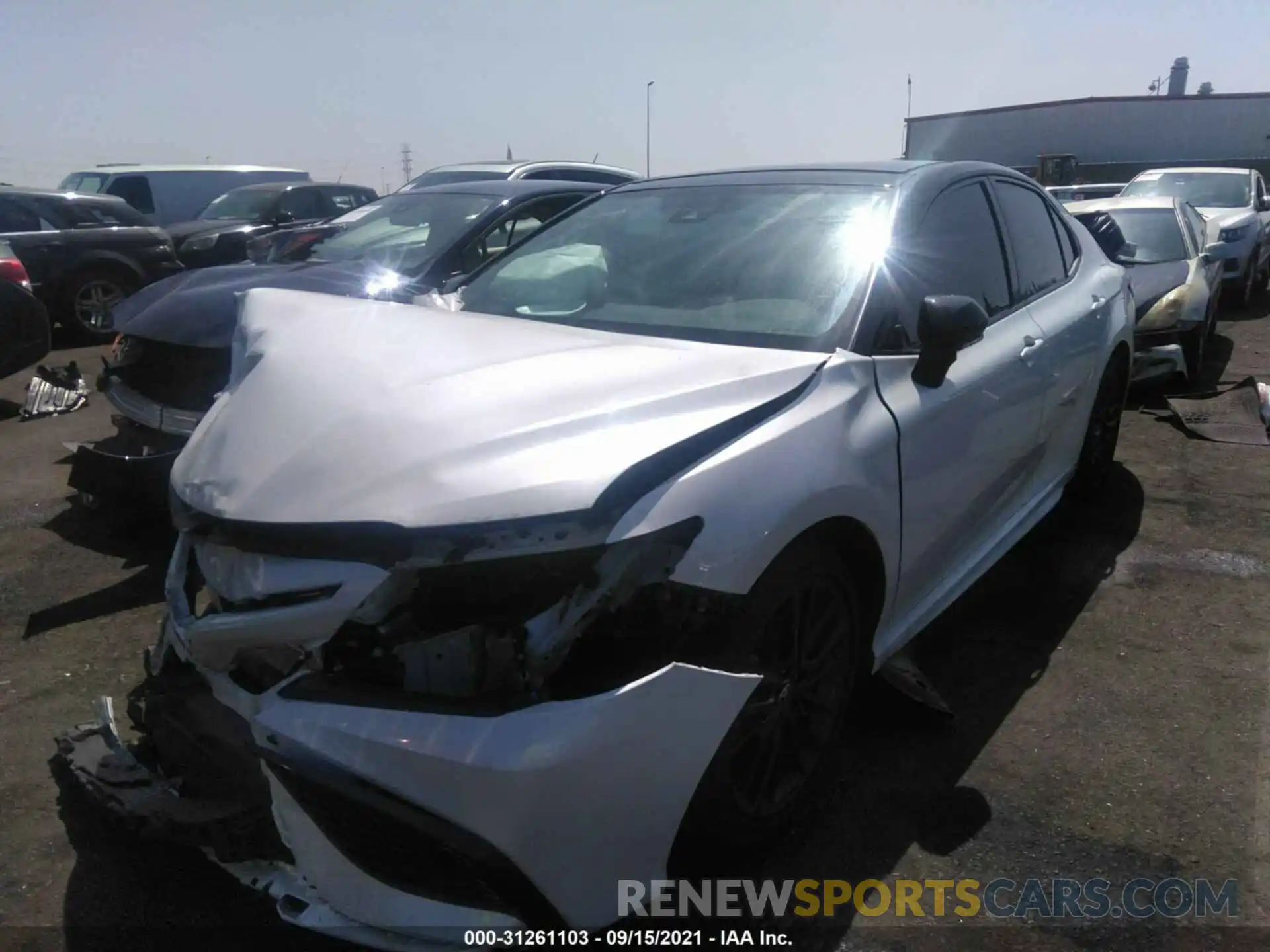 2 Photograph of a damaged car 4T1K61AK3MU472426 TOYOTA CAMRY 2021