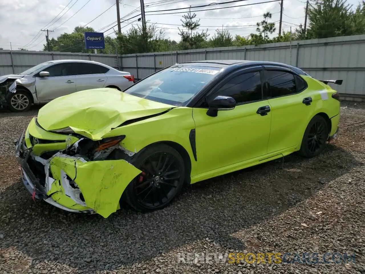 1 Photograph of a damaged car 4T1K61AK3MU489209 TOYOTA CAMRY 2021