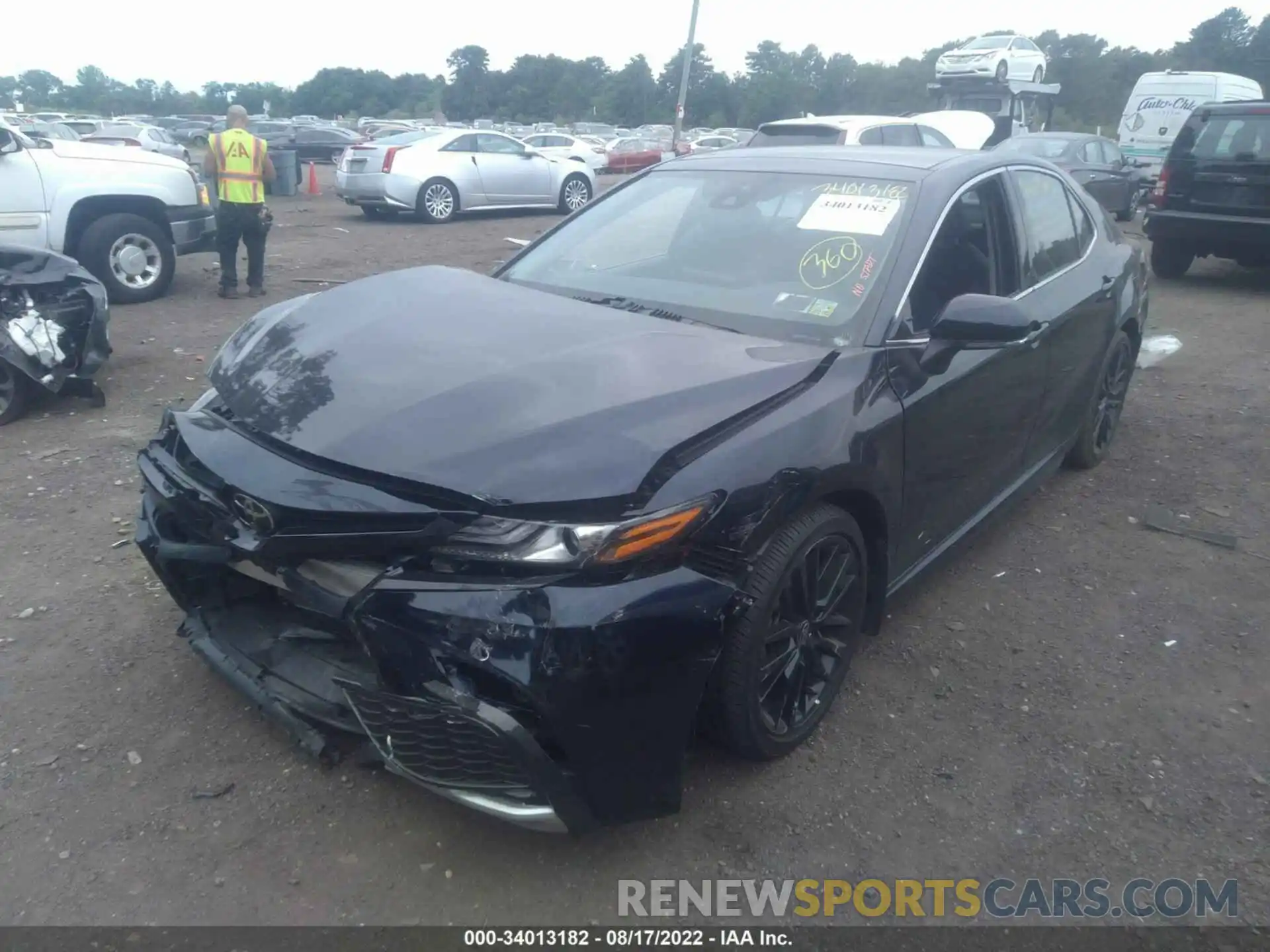 2 Photograph of a damaged car 4T1K61AK3MU517882 TOYOTA CAMRY 2021