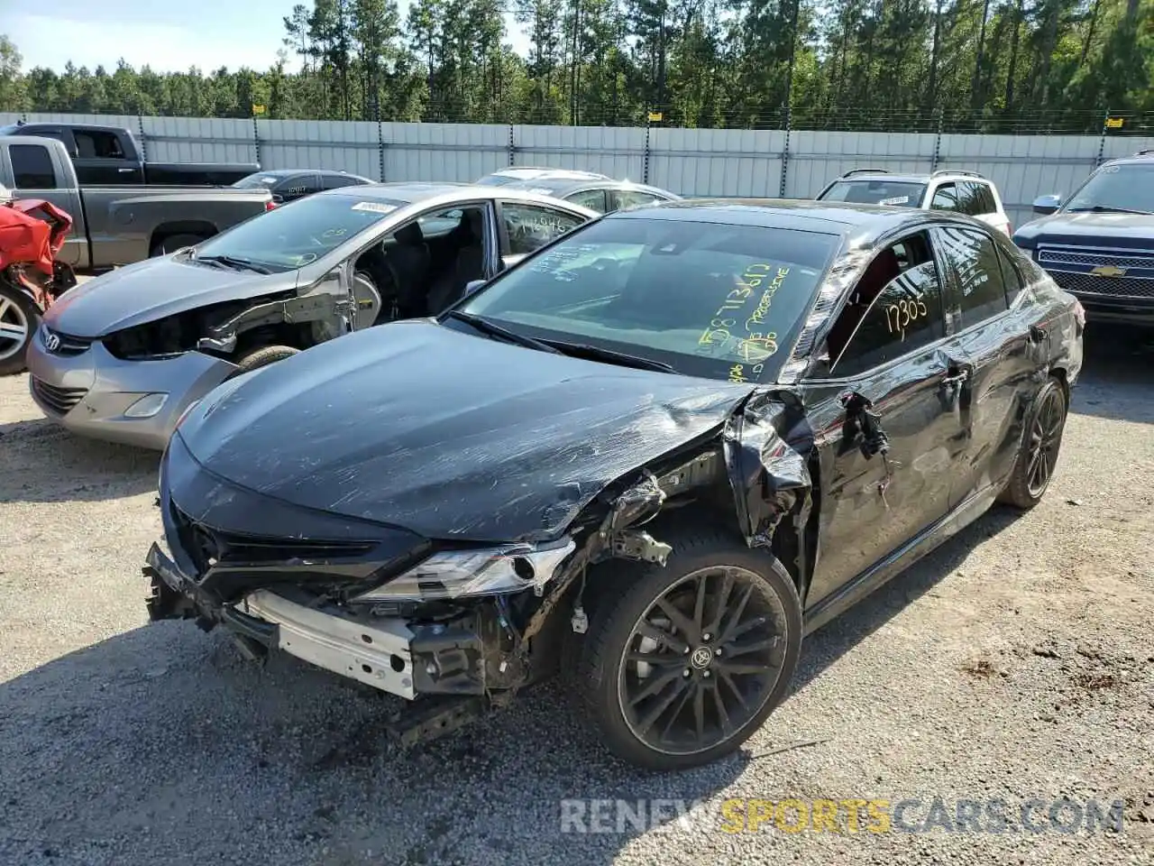 2 Photograph of a damaged car 4T1K61AK3MU519857 TOYOTA CAMRY 2021