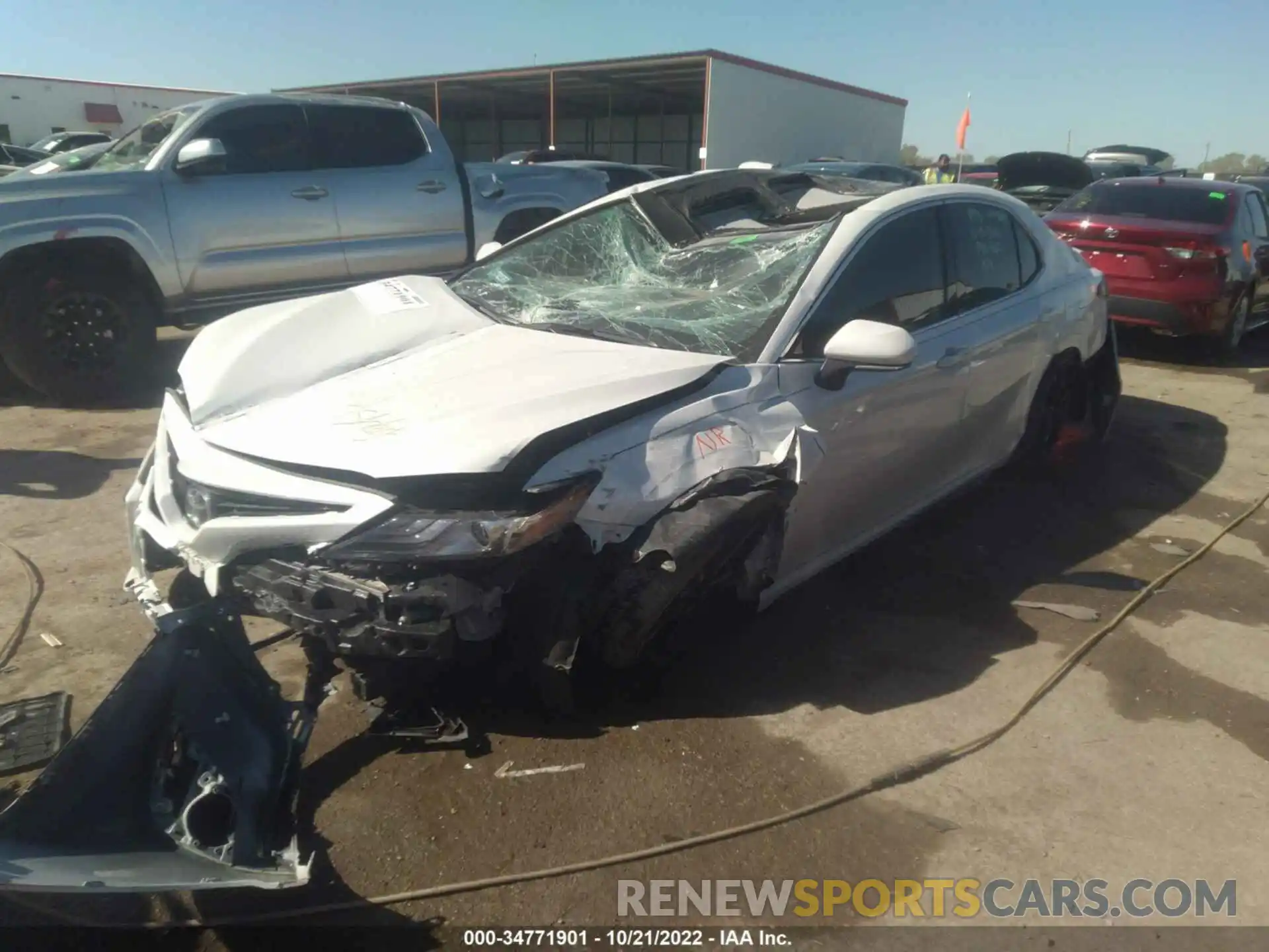 2 Photograph of a damaged car 4T1K61AK3MU534004 TOYOTA CAMRY 2021