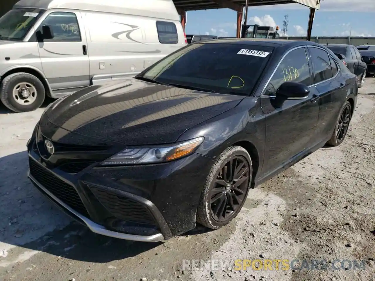 2 Photograph of a damaged car 4T1K61AK3MU545519 TOYOTA CAMRY 2021