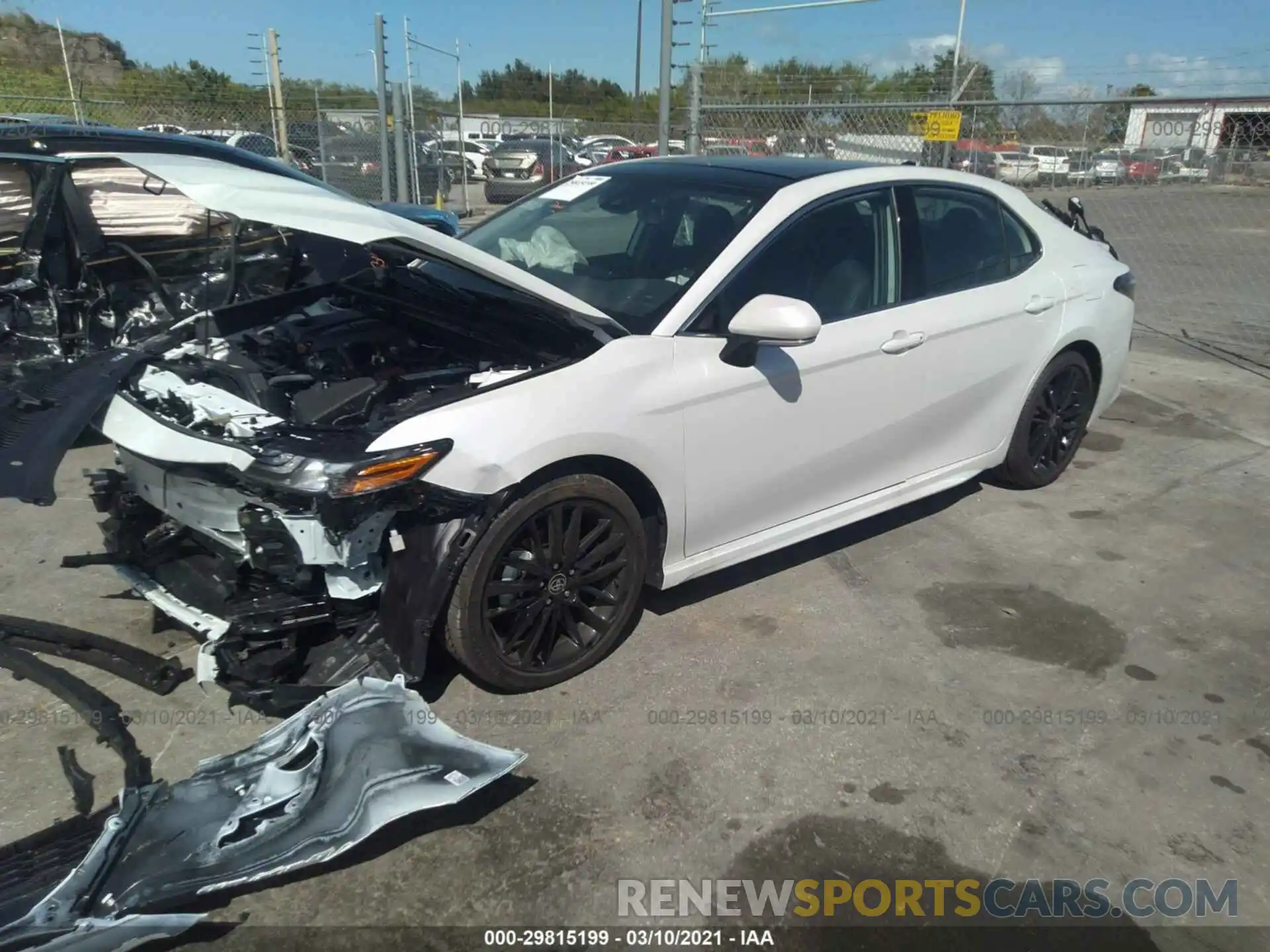 2 Photograph of a damaged car 4T1K61AK3MU551028 TOYOTA CAMRY 2021