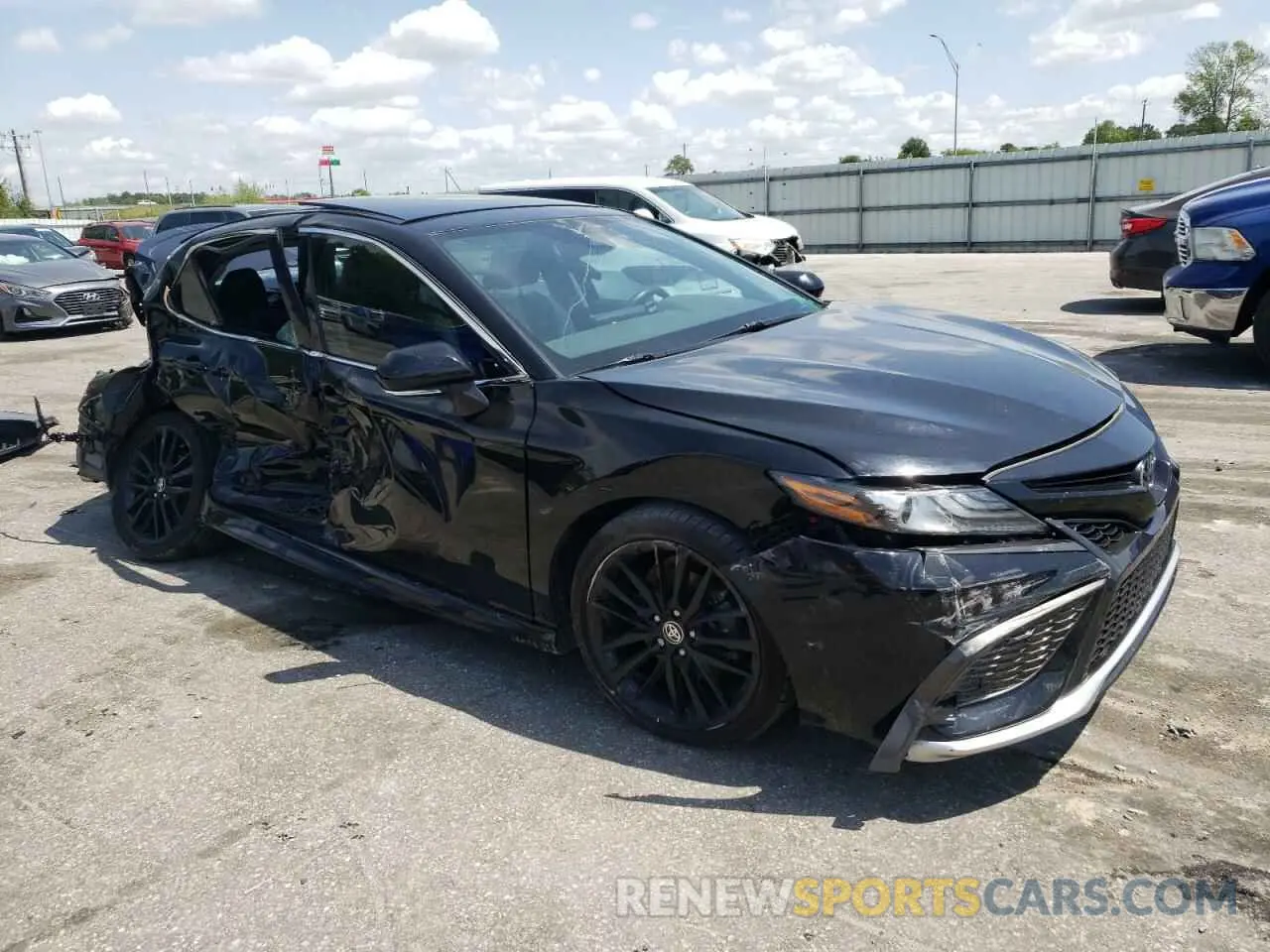 4 Photograph of a damaged car 4T1K61AK4MU447762 TOYOTA CAMRY 2021