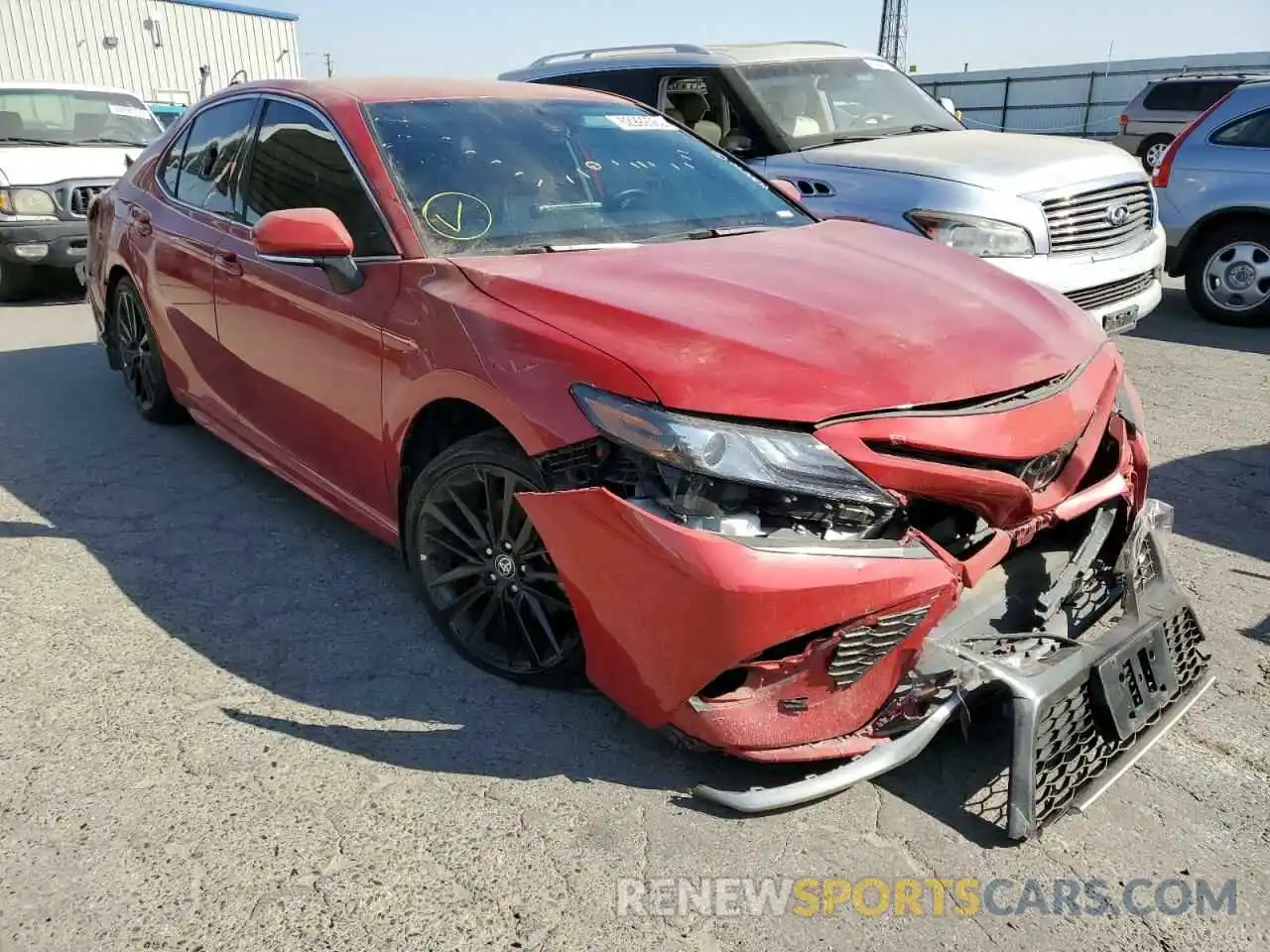 1 Photograph of a damaged car 4T1K61AK4MU473004 TOYOTA CAMRY 2021