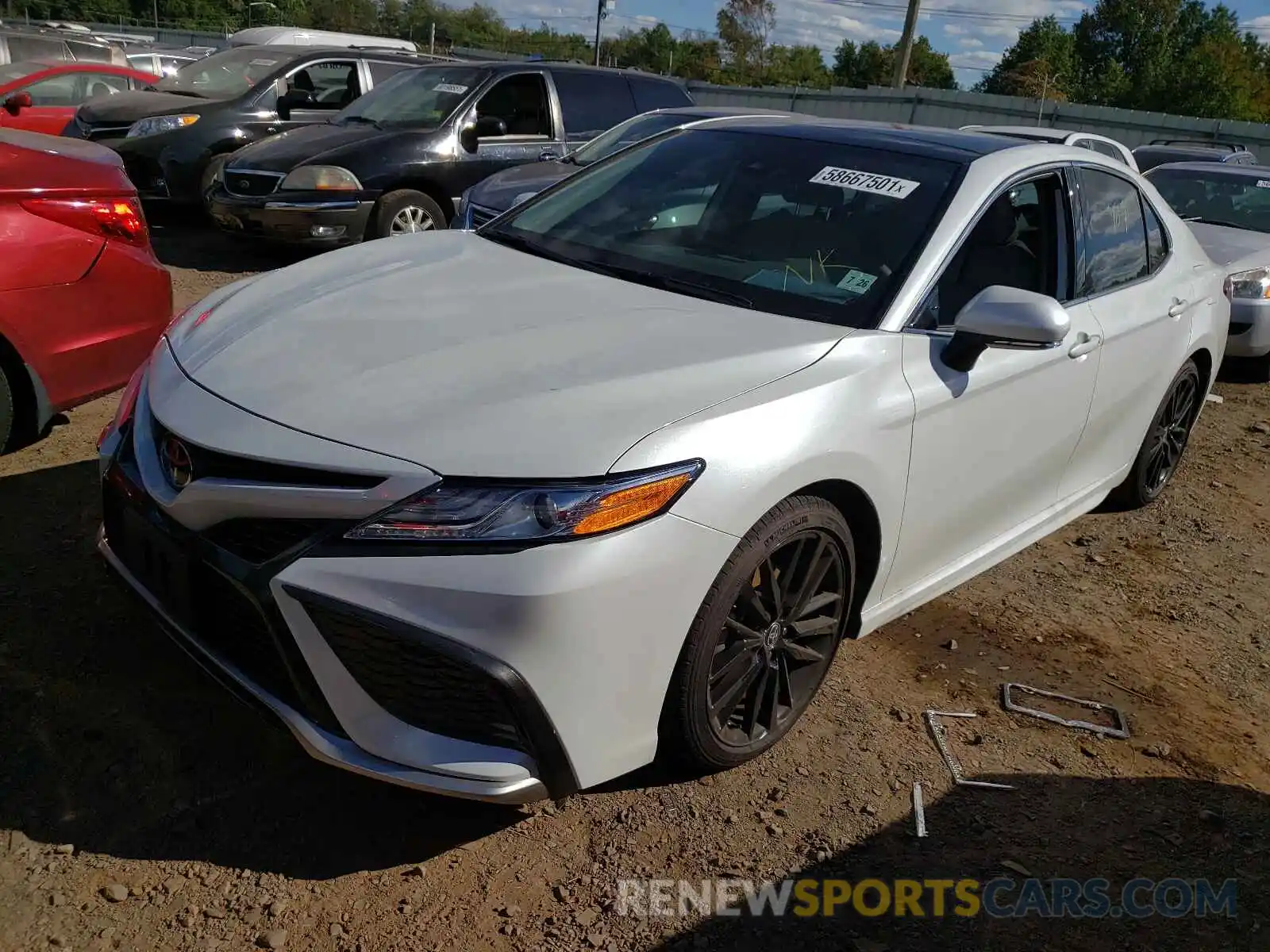 2 Photograph of a damaged car 4T1K61AK4MU484455 TOYOTA CAMRY 2021