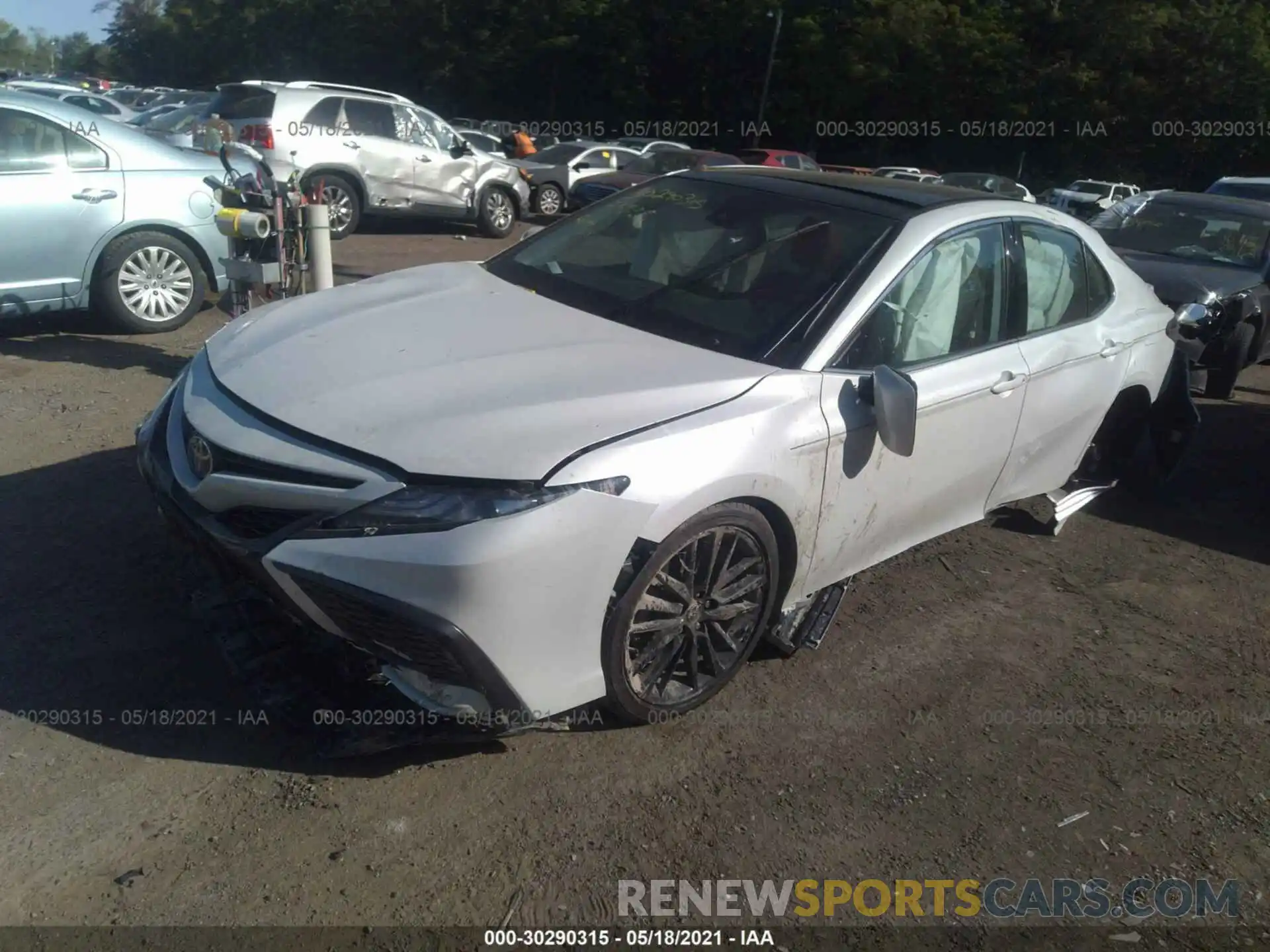 2 Photograph of a damaged car 4T1K61AK4MU560238 TOYOTA CAMRY 2021