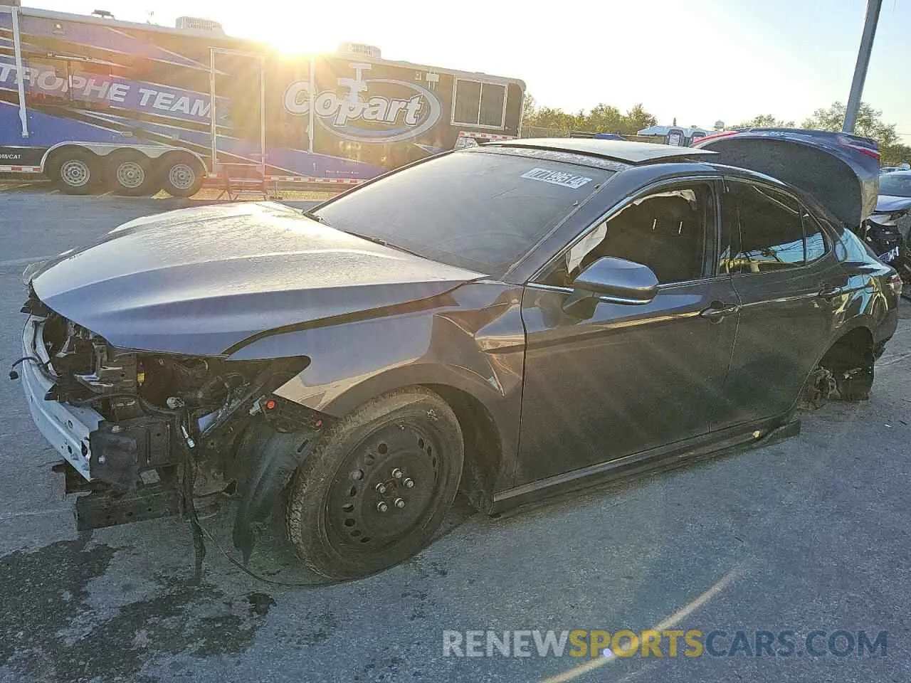 1 Photograph of a damaged car 4T1K61AK4MU605985 TOYOTA CAMRY 2021