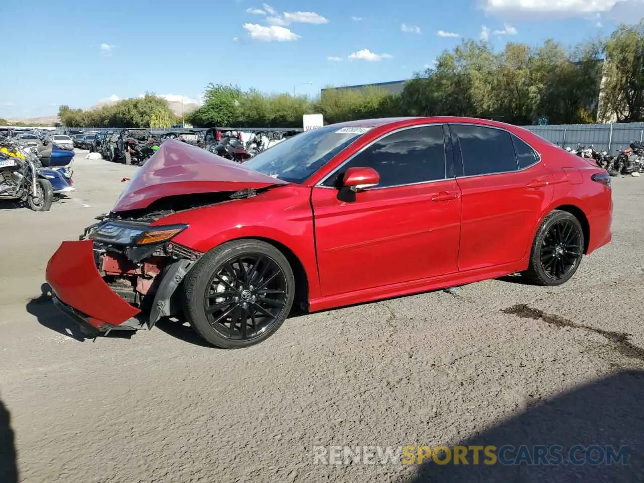 1 Photograph of a damaged car 4T1K61AK5MU493424 TOYOTA CAMRY 2021