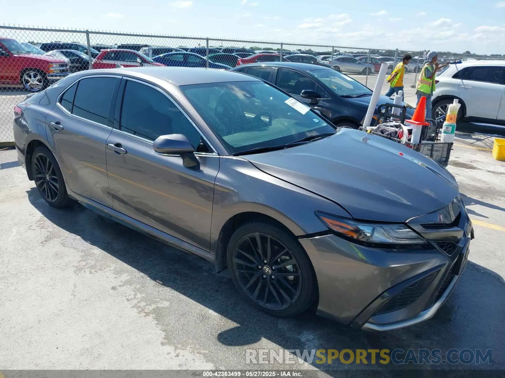 1 Photograph of a damaged car 4T1K61AK5MU494394 TOYOTA CAMRY 2021