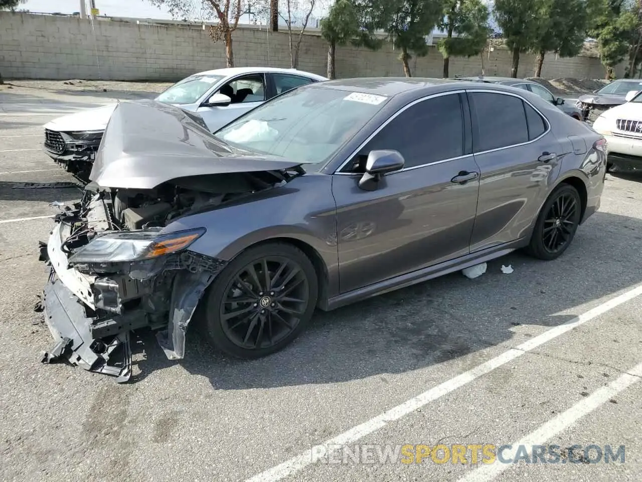 1 Photograph of a damaged car 4T1K61AK5MU597069 TOYOTA CAMRY 2021
