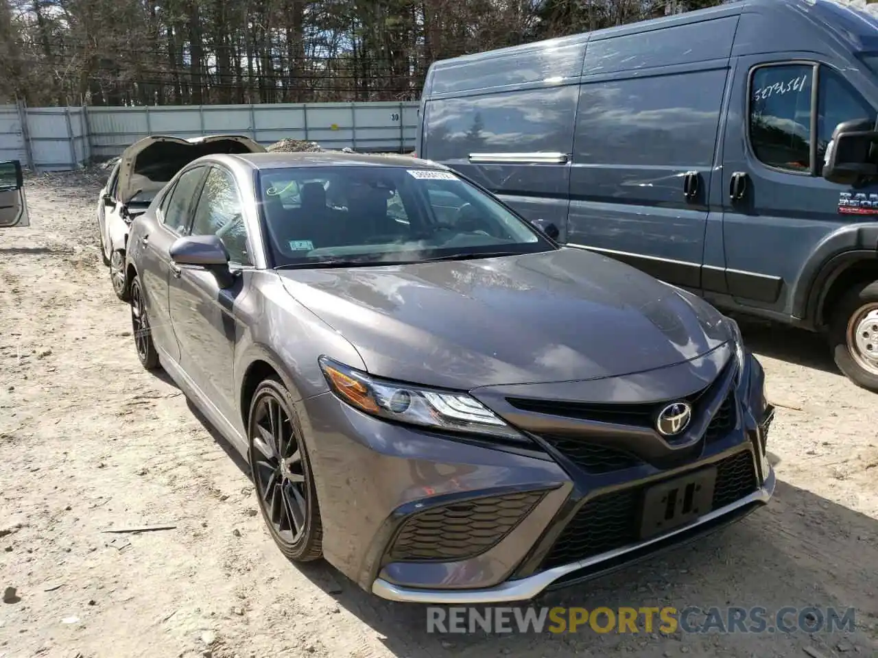 1 Photograph of a damaged car 4T1K61AK5MU603498 TOYOTA CAMRY 2021