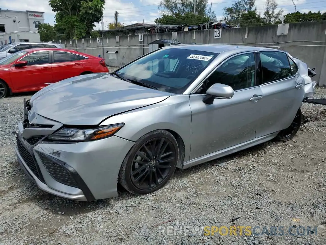 1 Photograph of a damaged car 4T1K61AK5MU614498 TOYOTA CAMRY 2021