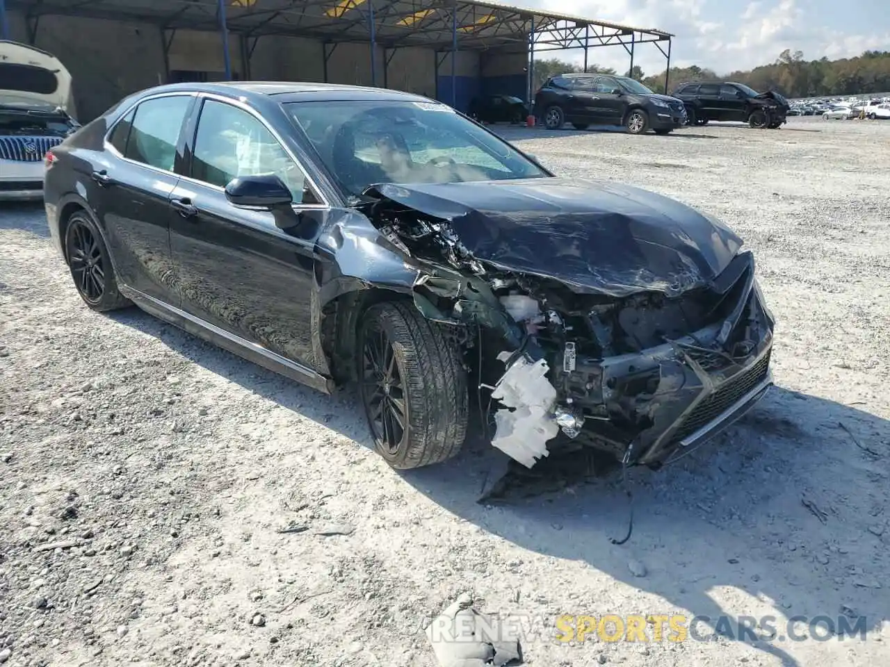 1 Photograph of a damaged car 4T1K61AK6MU482593 TOYOTA CAMRY 2021