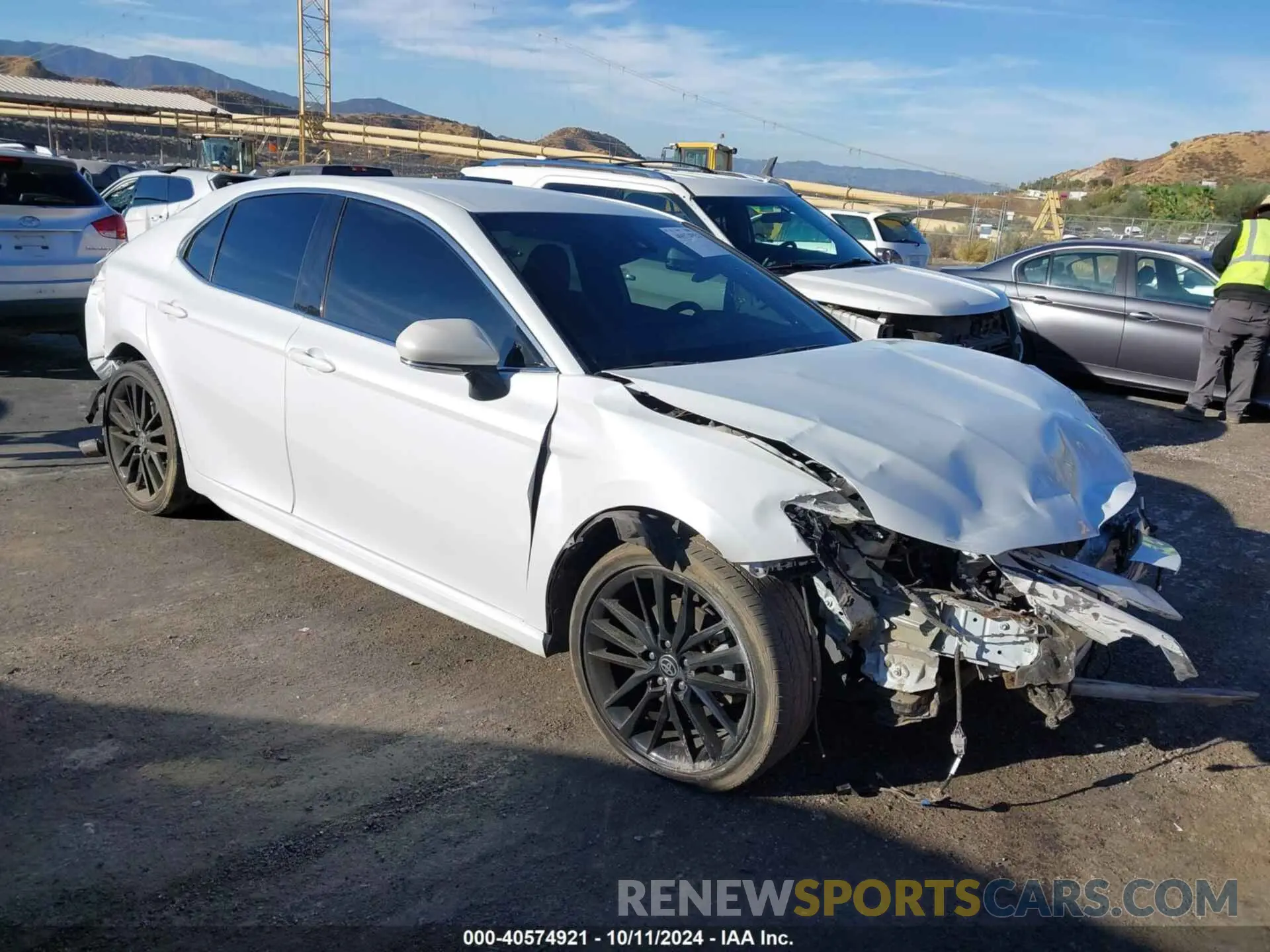 1 Photograph of a damaged car 4T1K61AK6MU578210 TOYOTA CAMRY 2021