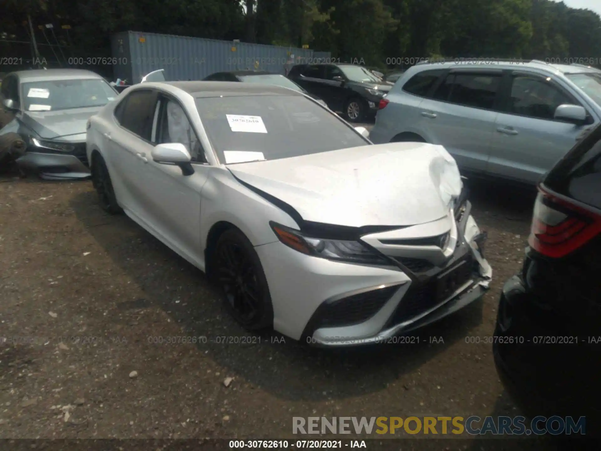 1 Photograph of a damaged car 4T1K61AK7MU404694 TOYOTA CAMRY 2021