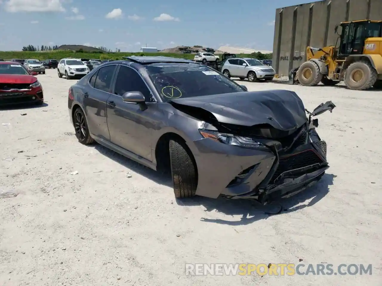 1 Photograph of a damaged car 4T1K61AK7MU445133 TOYOTA CAMRY 2021