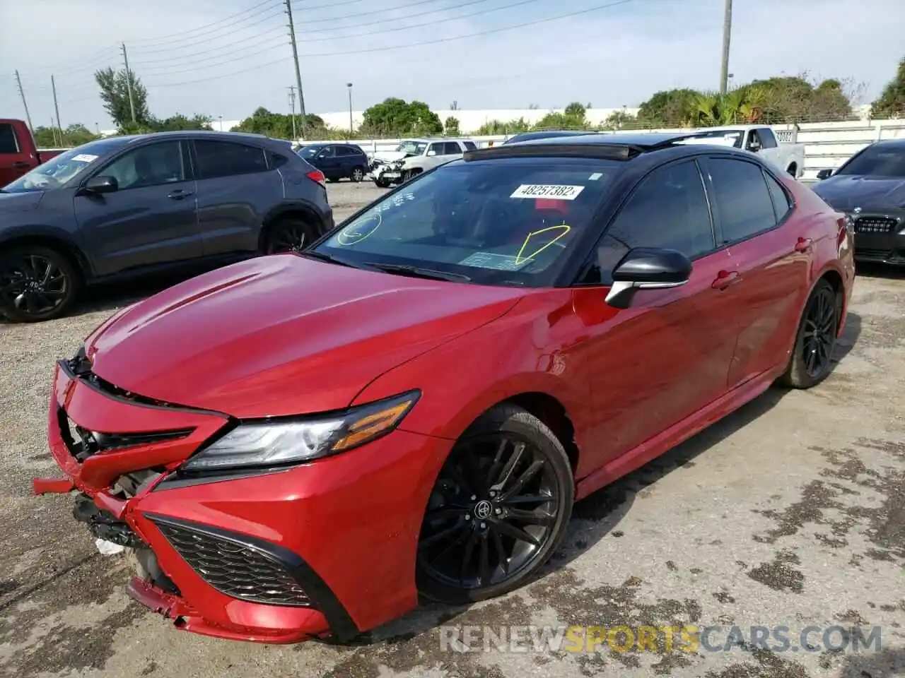 2 Photograph of a damaged car 4T1K61AK7MU464636 TOYOTA CAMRY 2021