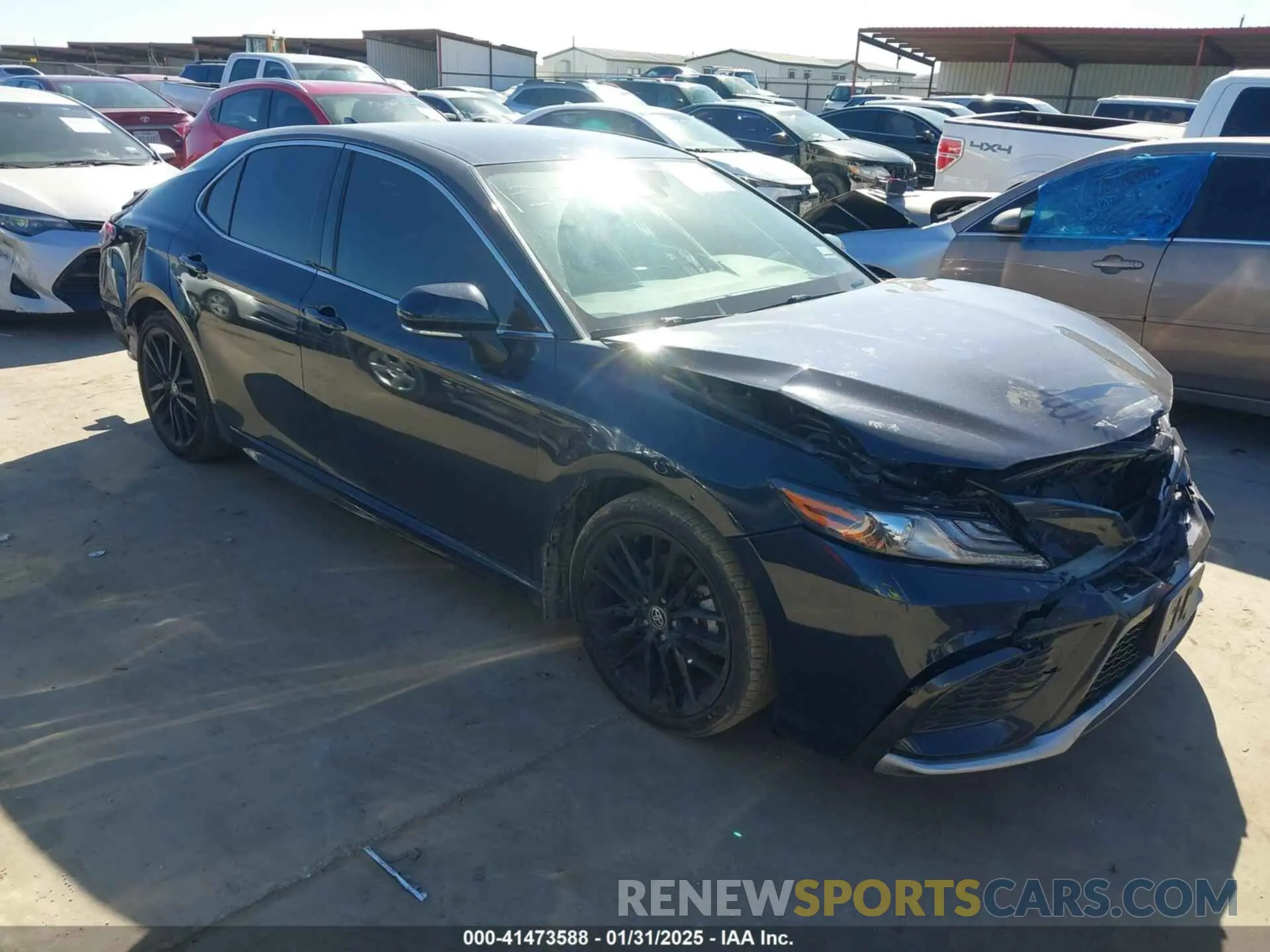 1 Photograph of a damaged car 4T1K61AK7MU495367 TOYOTA CAMRY 2021