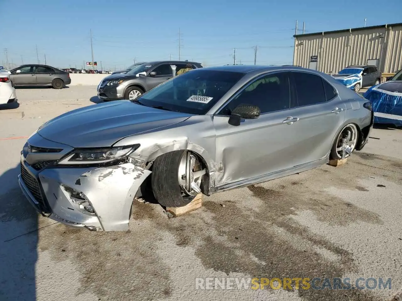 1 Photograph of a damaged car 4T1K61AK7MU496714 TOYOTA CAMRY 2021
