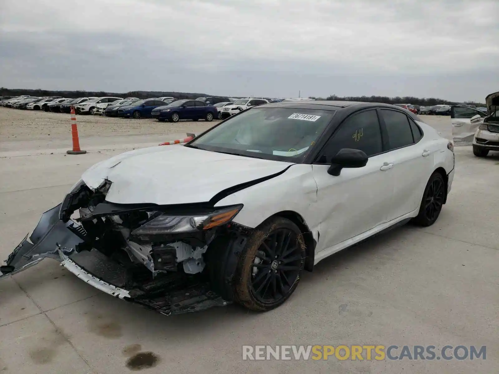 2 Photograph of a damaged car 4T1K61AK7MU546026 TOYOTA CAMRY 2021