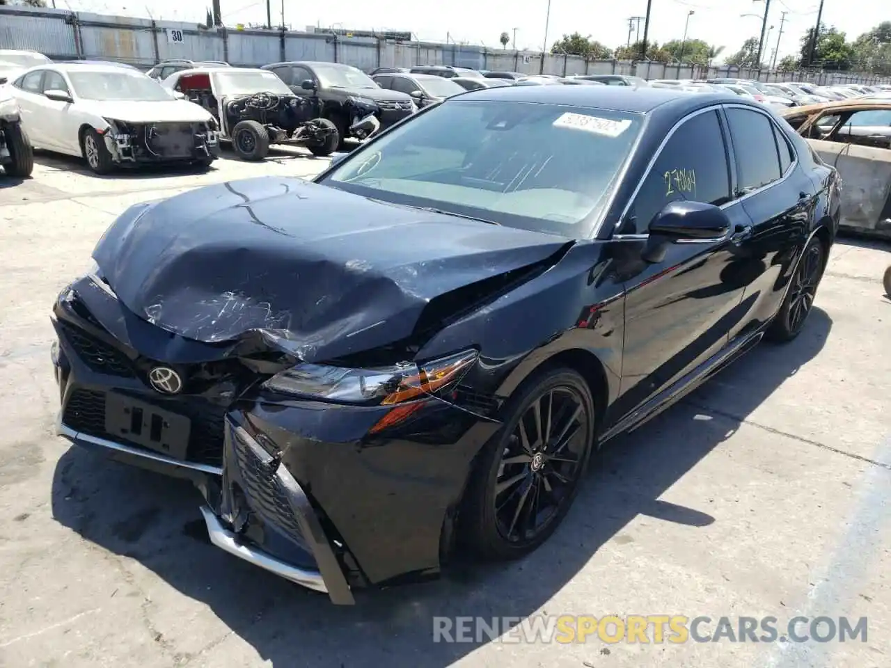 2 Photograph of a damaged car 4T1K61AK7MU547922 TOYOTA CAMRY 2021