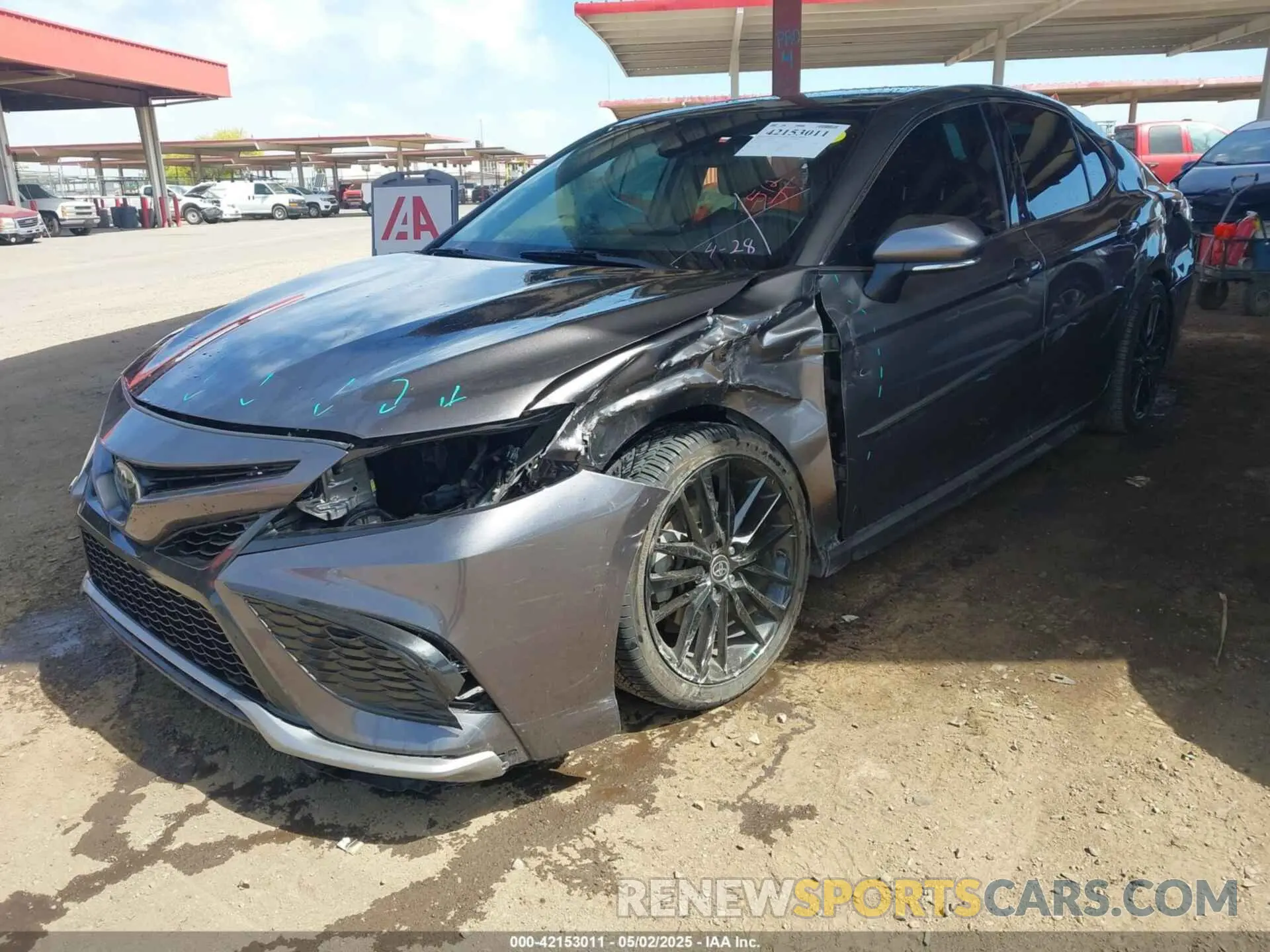 2 Photograph of a damaged car 4T1K61AK7MU557186 TOYOTA CAMRY 2021
