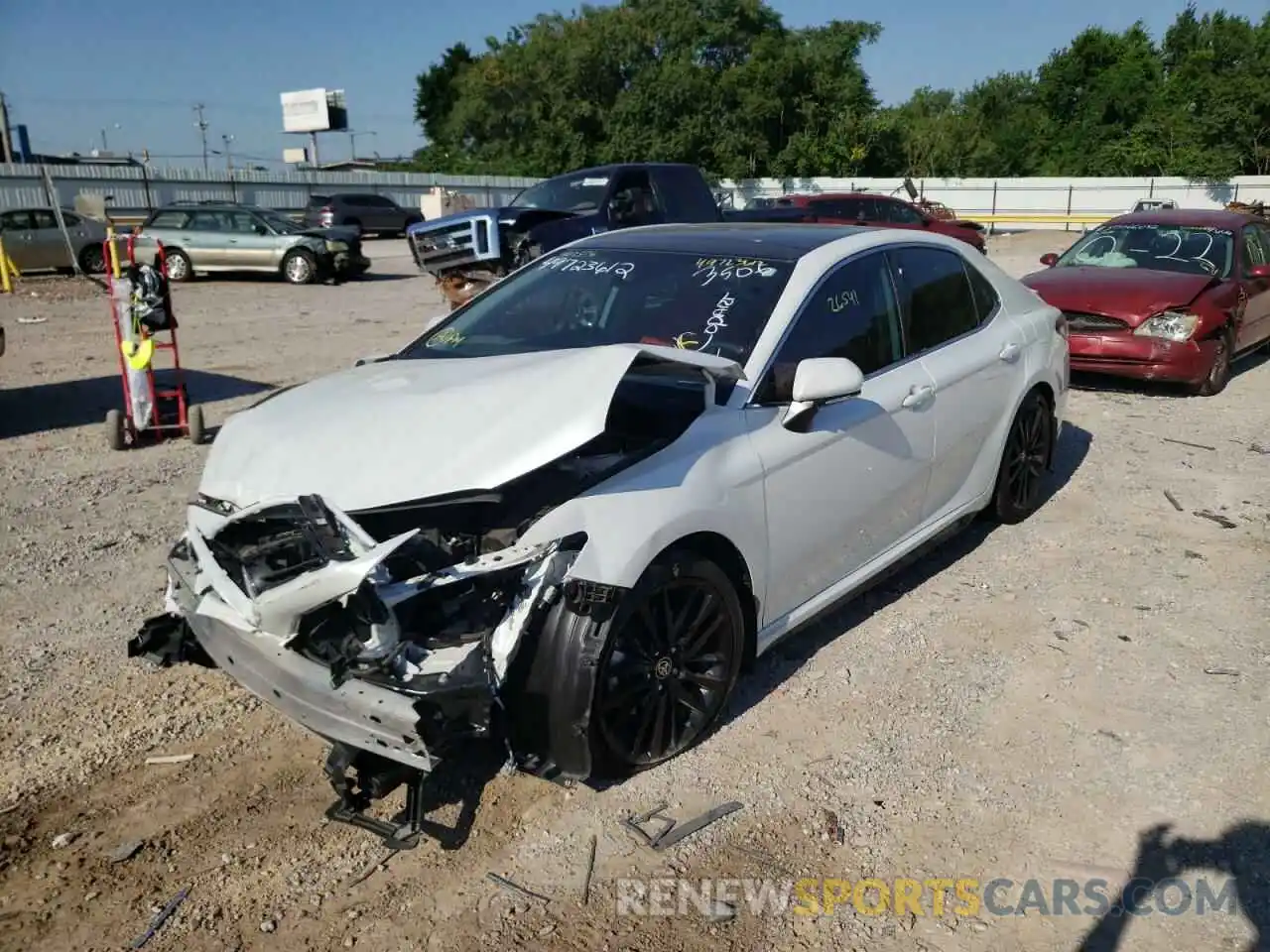 2 Photograph of a damaged car 4T1K61AK8MU403506 TOYOTA CAMRY 2021