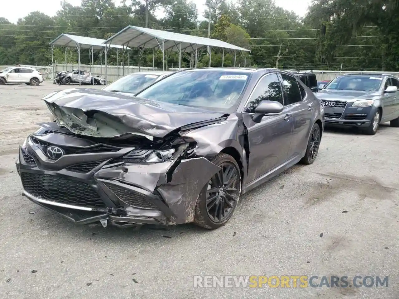 2 Photograph of a damaged car 4T1K61AK8MU446212 TOYOTA CAMRY 2021