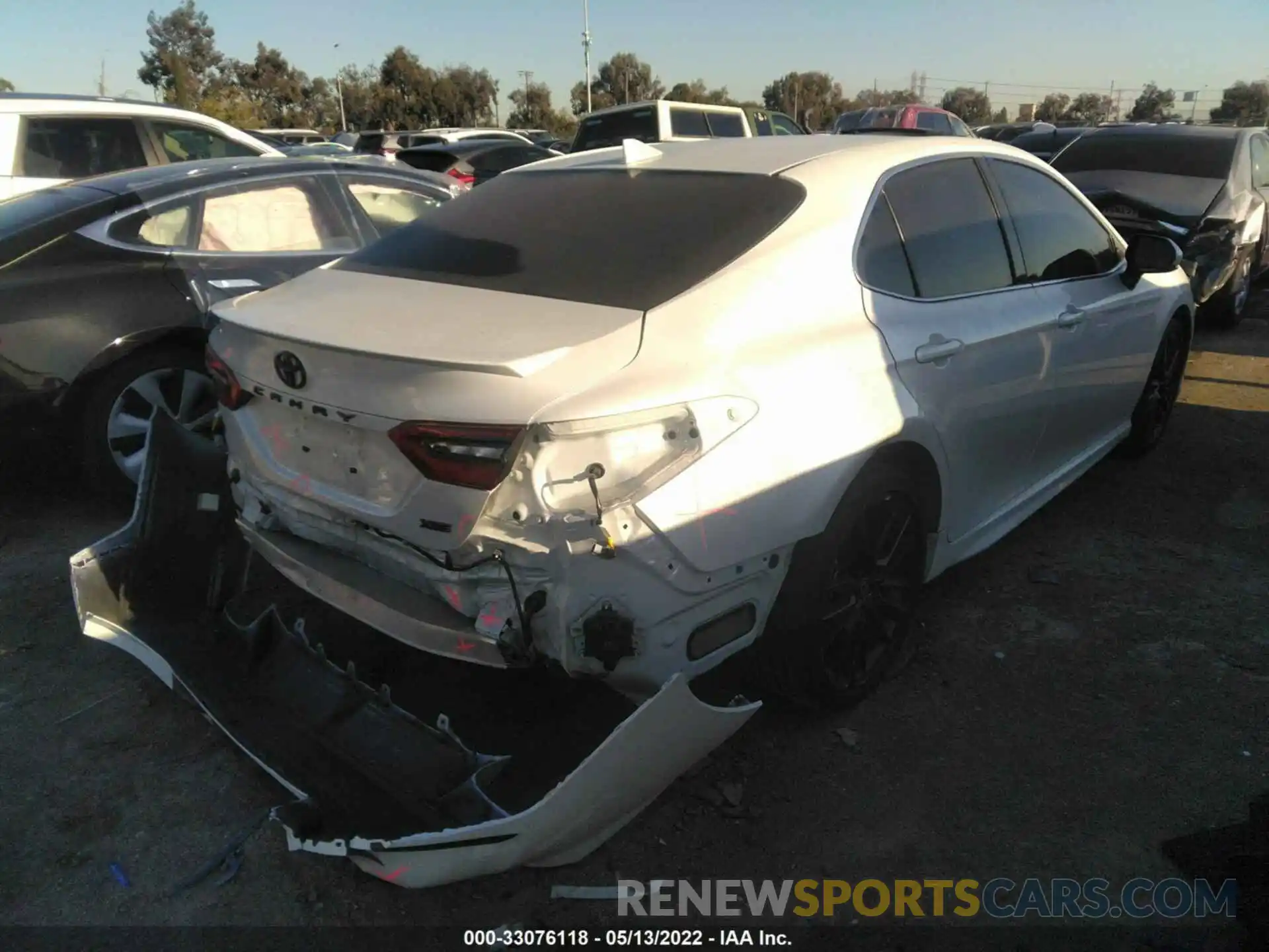 4 Photograph of a damaged car 4T1K61AK8MU458179 TOYOTA CAMRY 2021