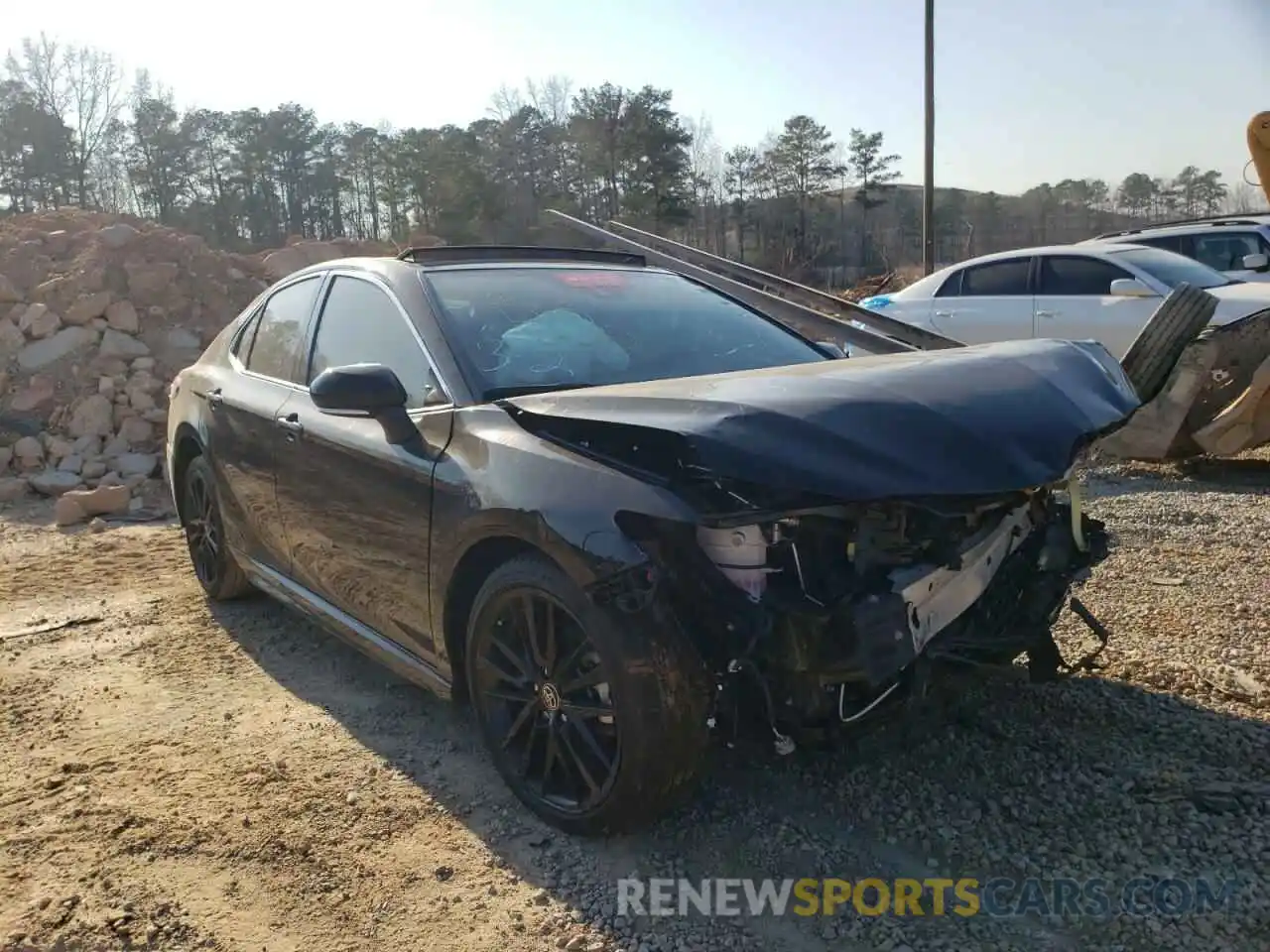 1 Photograph of a damaged car 4T1K61AK8MU513939 TOYOTA CAMRY 2021