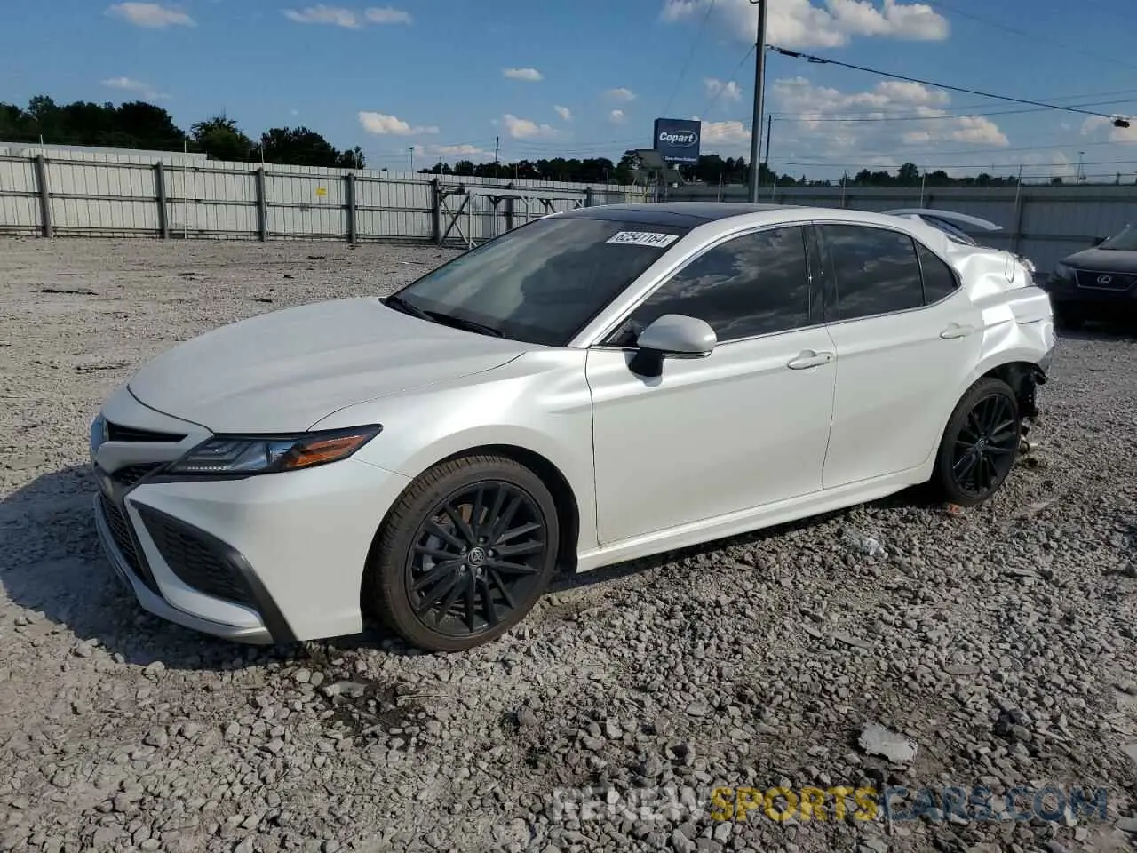 1 Photograph of a damaged car 4T1K61AK8MU543992 TOYOTA CAMRY 2021