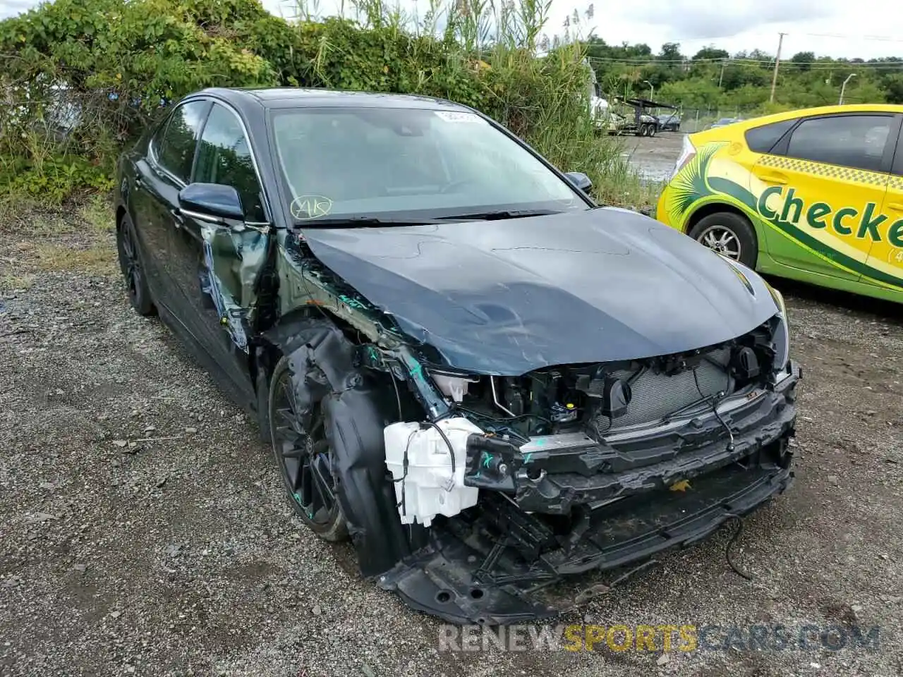 1 Photograph of a damaged car 4T1K61AK8MU591332 TOYOTA CAMRY 2021