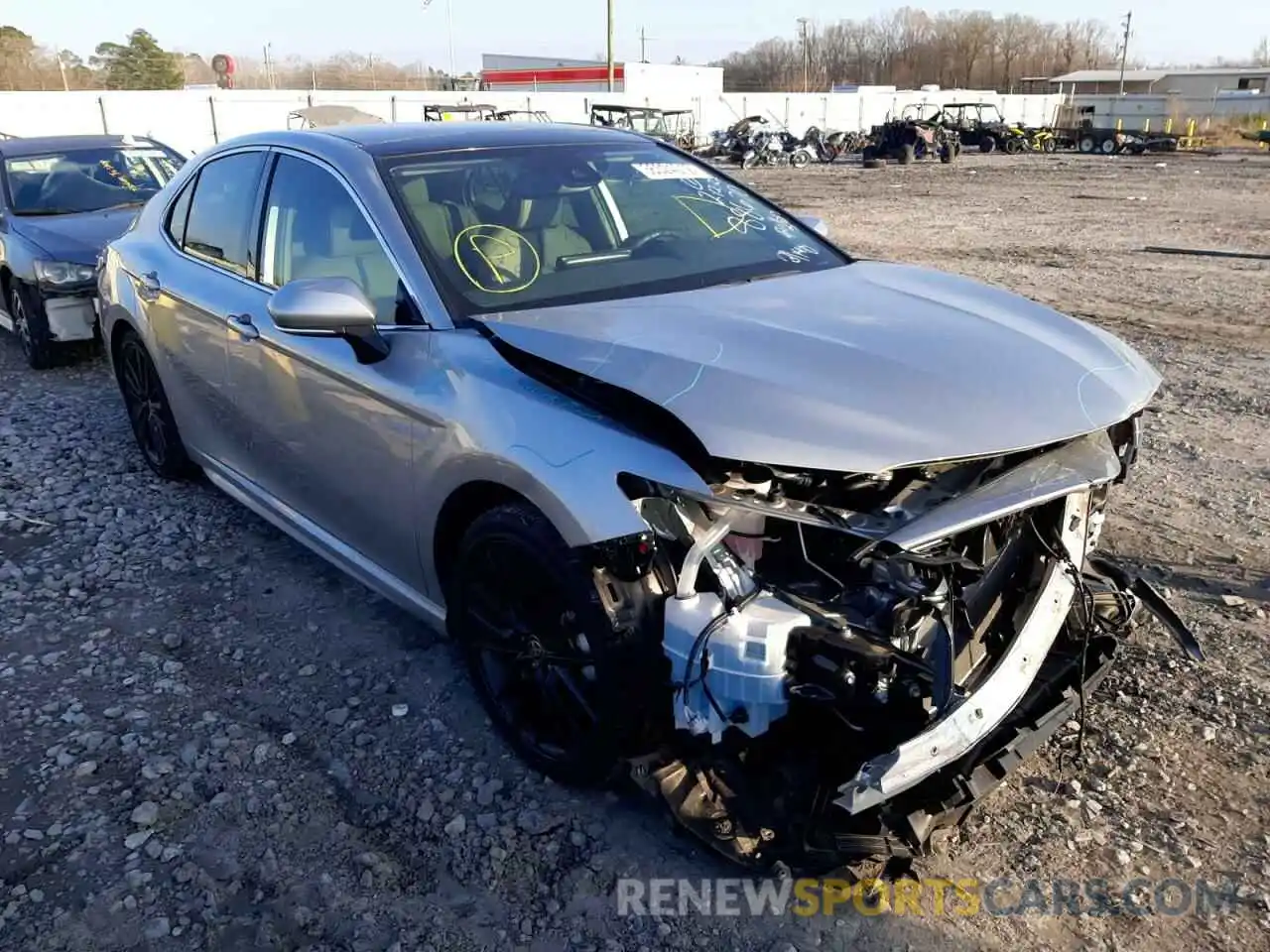 1 Photograph of a damaged car 4T1K61AK9MU439687 TOYOTA CAMRY 2021