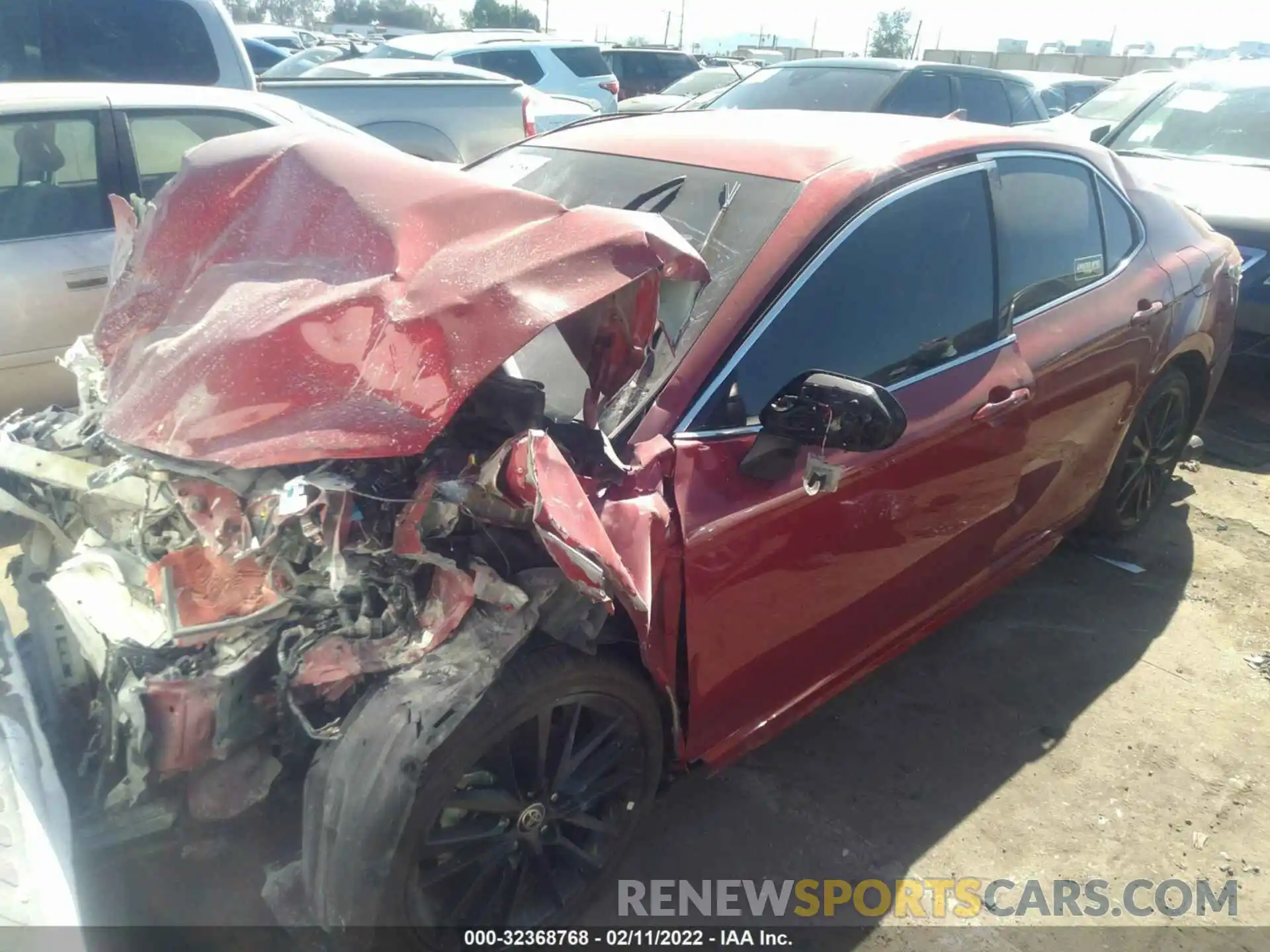 2 Photograph of a damaged car 4T1K61AK9MU448552 TOYOTA CAMRY 2021