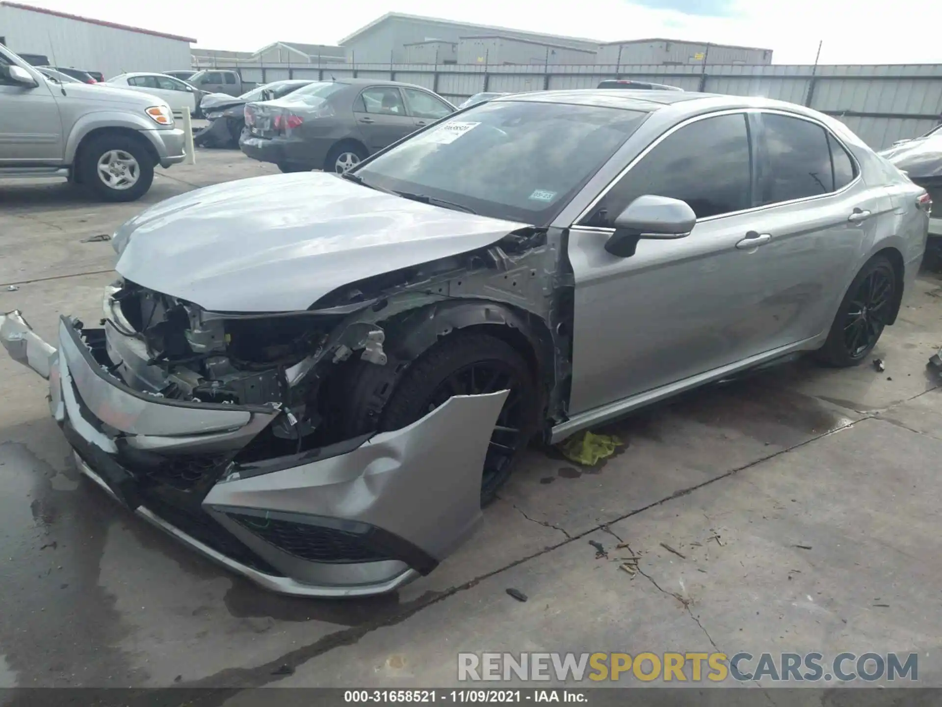 2 Photograph of a damaged car 4T1K61AK9MU469403 TOYOTA CAMRY 2021