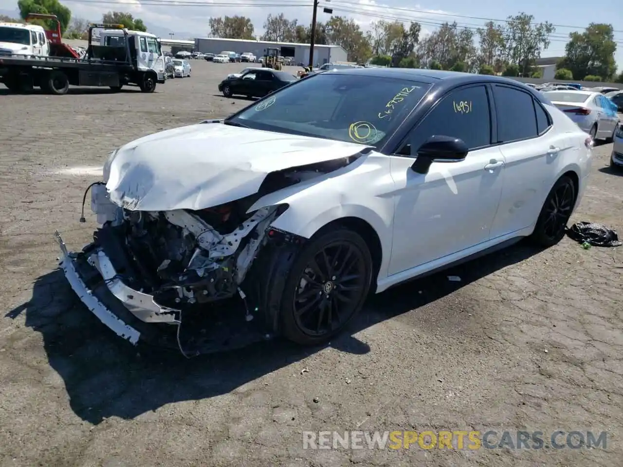 2 Photograph of a damaged car 4T1K61AK9MU476691 TOYOTA CAMRY 2021