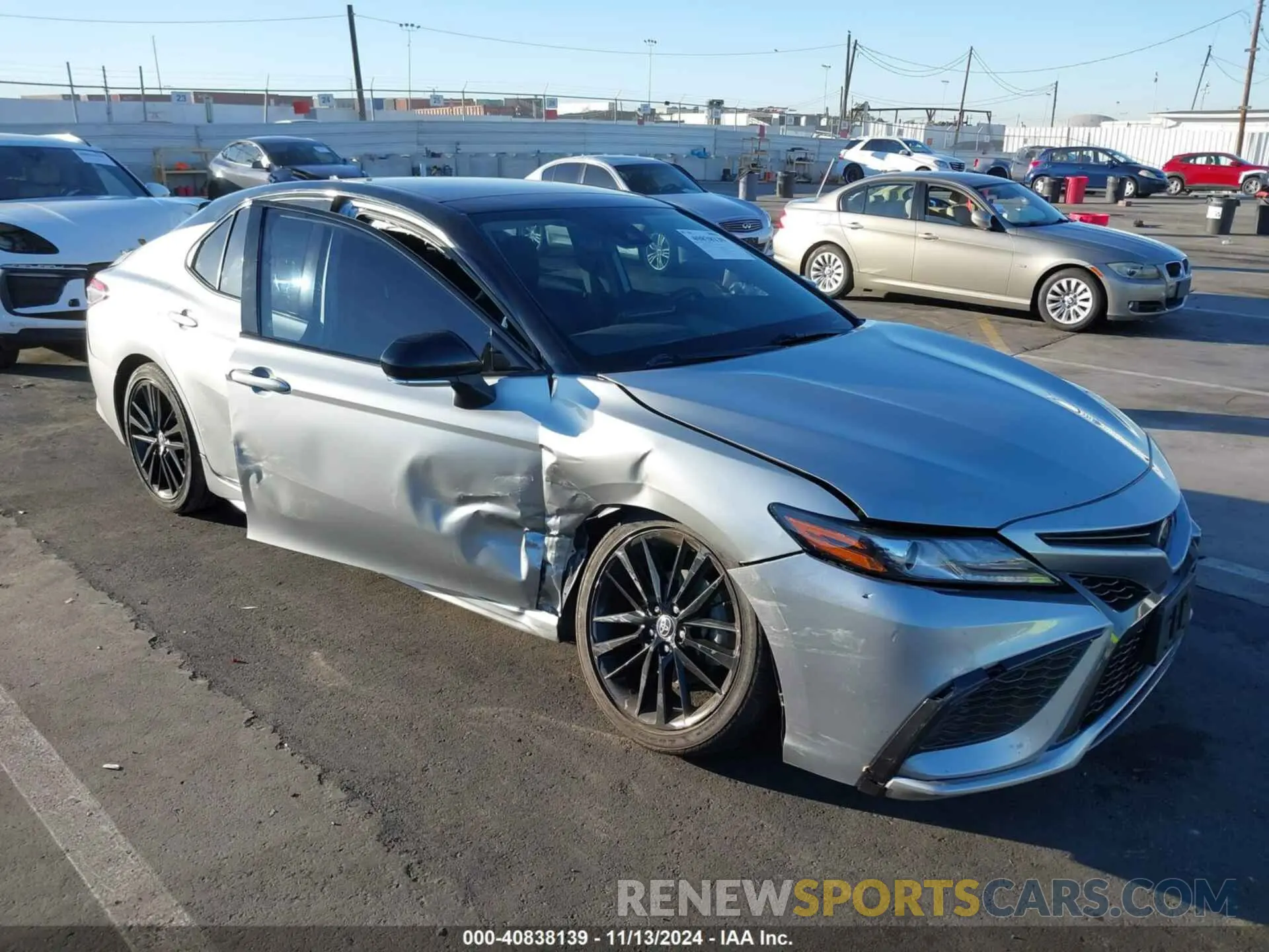 1 Photograph of a damaged car 4T1K61AK9MU485424 TOYOTA CAMRY 2021
