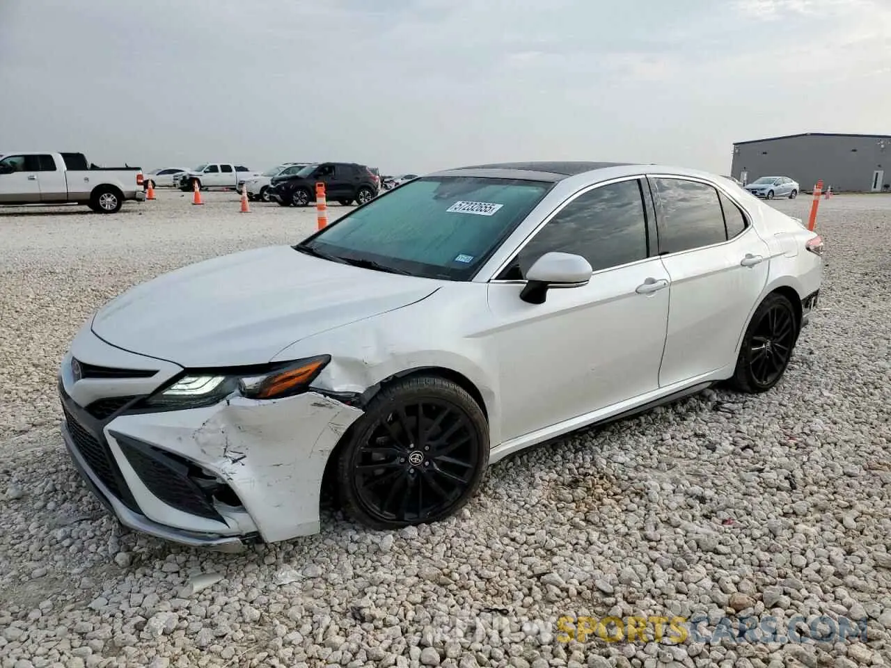 1 Photograph of a damaged car 4T1K61AK9MU488341 TOYOTA CAMRY 2021