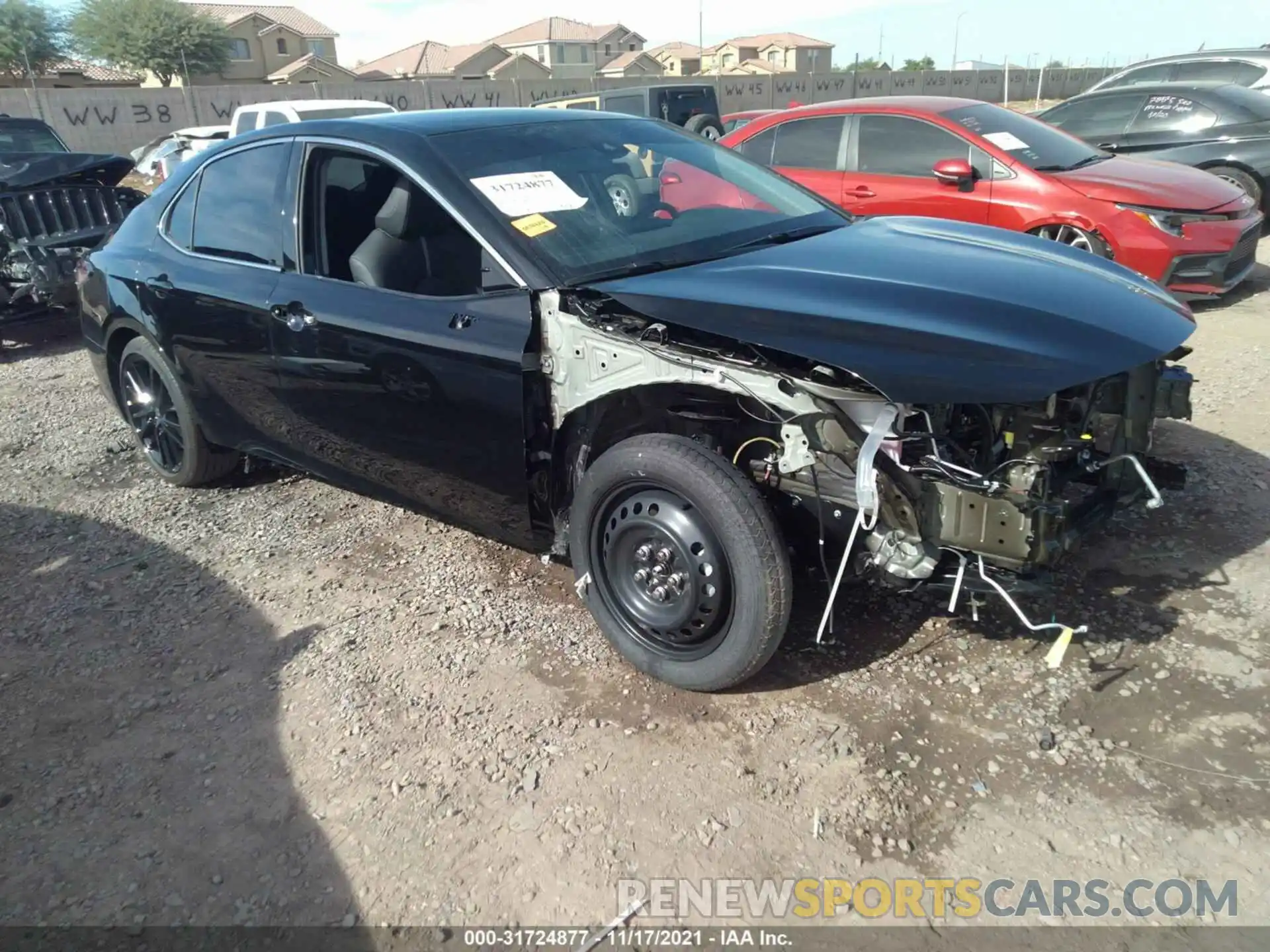 1 Photograph of a damaged car 4T1K61AK9MU496682 TOYOTA CAMRY 2021