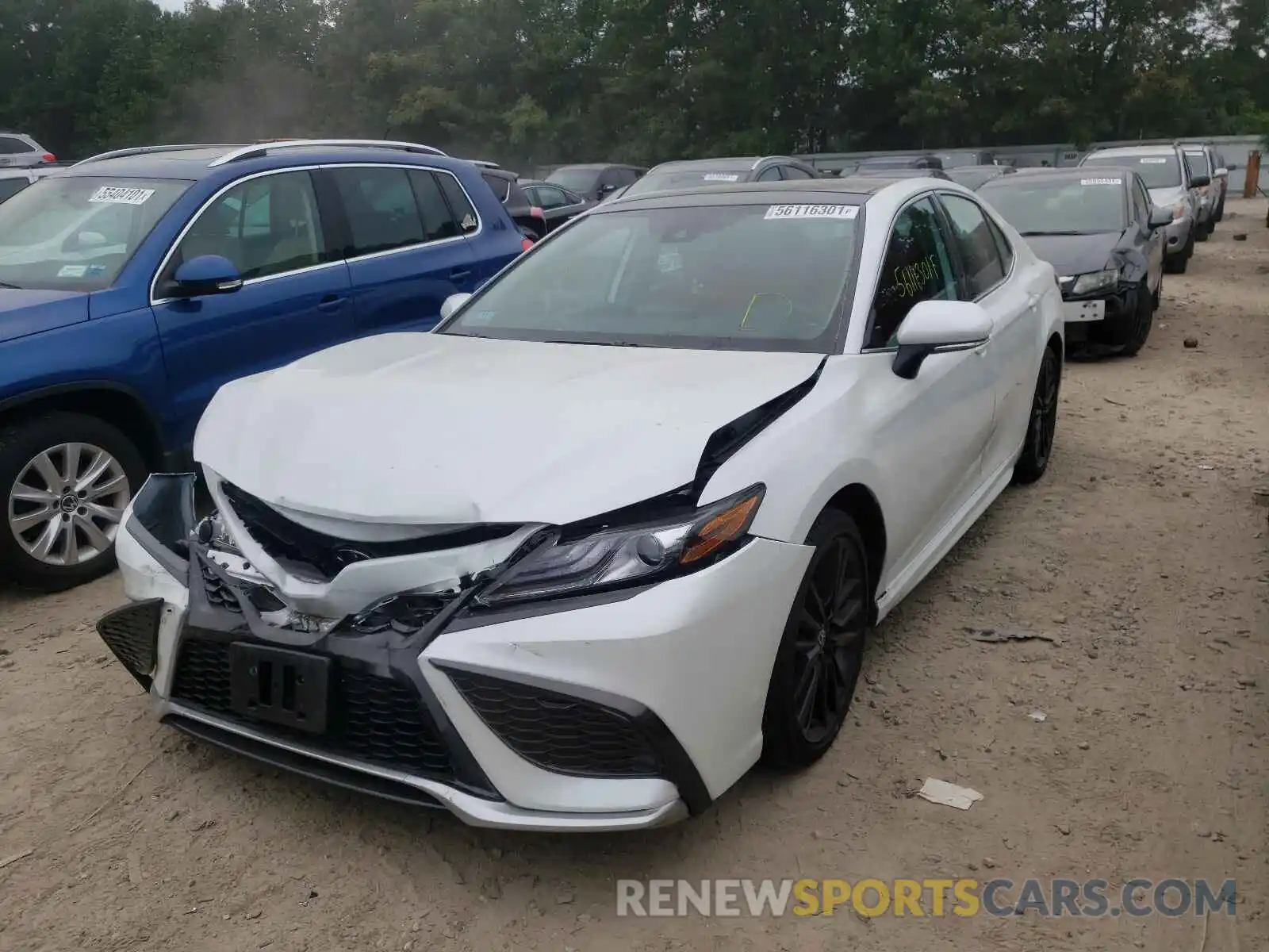 2 Photograph of a damaged car 4T1K61AK9MU516008 TOYOTA CAMRY 2021