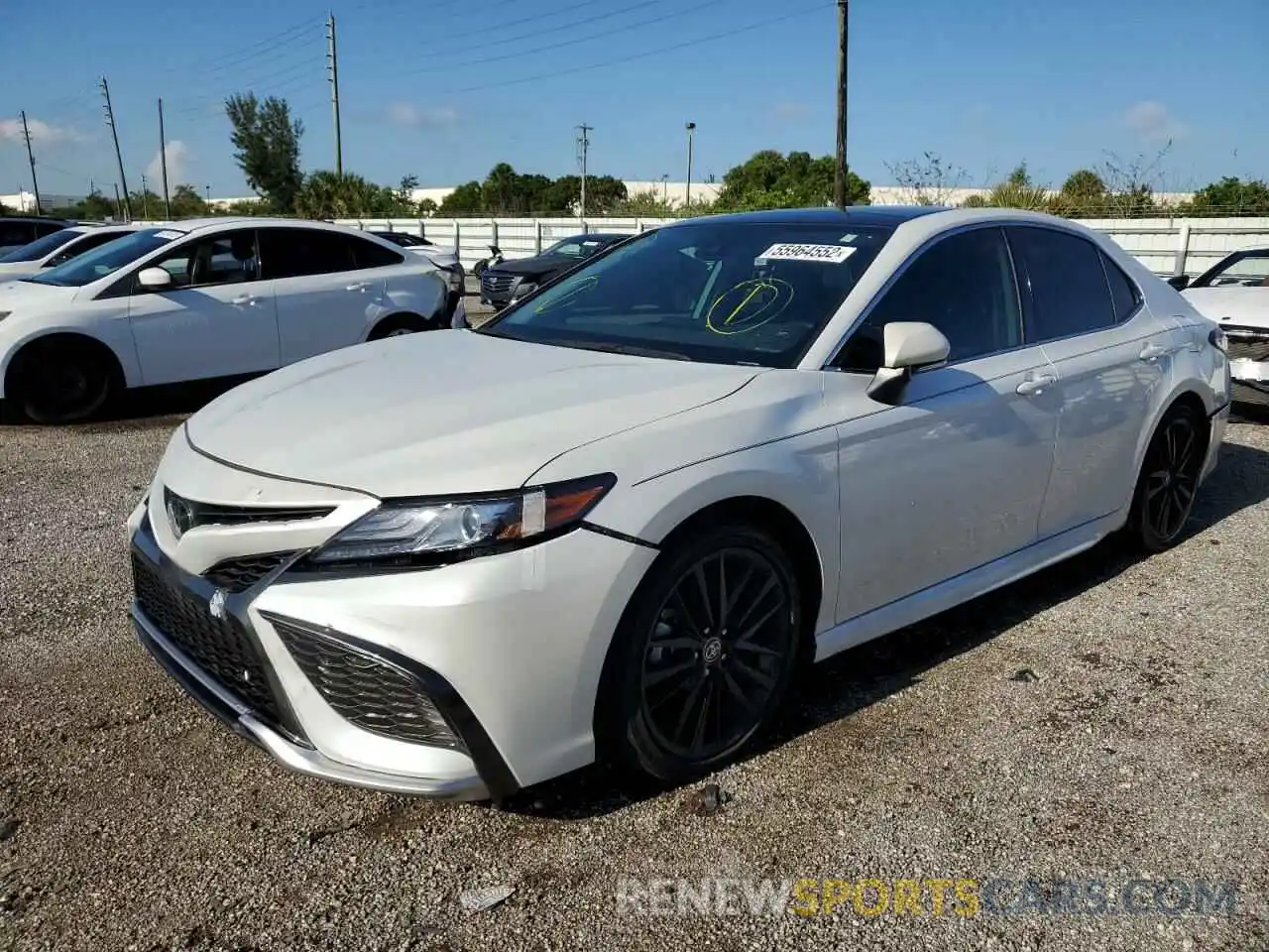 2 Photograph of a damaged car 4T1K61AK9MU564401 TOYOTA CAMRY 2021