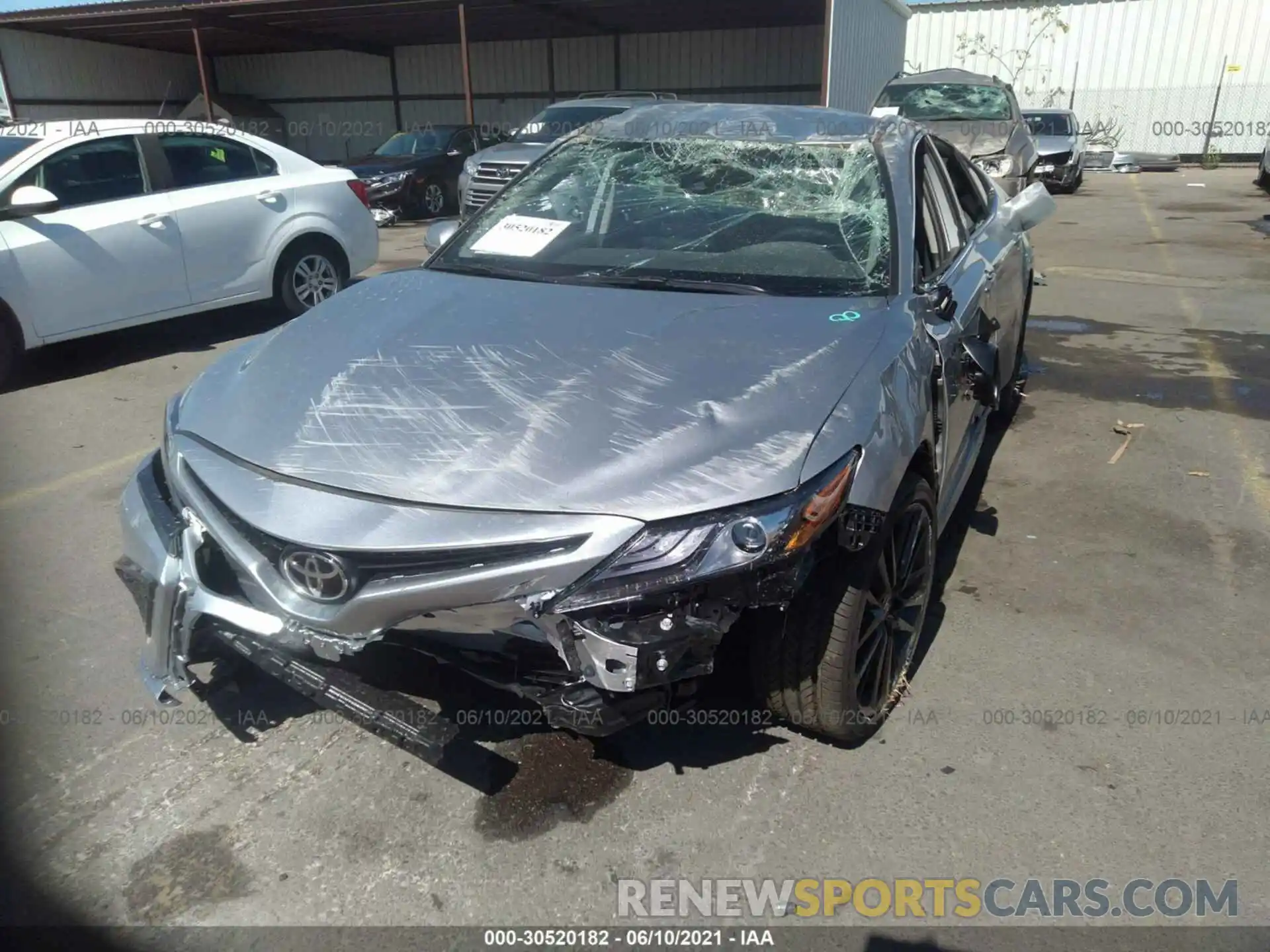 6 Photograph of a damaged car 4T1K61AK9MU572353 TOYOTA CAMRY 2021