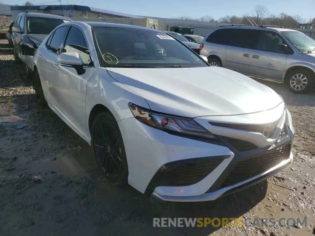 1 Photograph of a damaged car 4T1K61AK9MU576788 TOYOTA CAMRY 2021