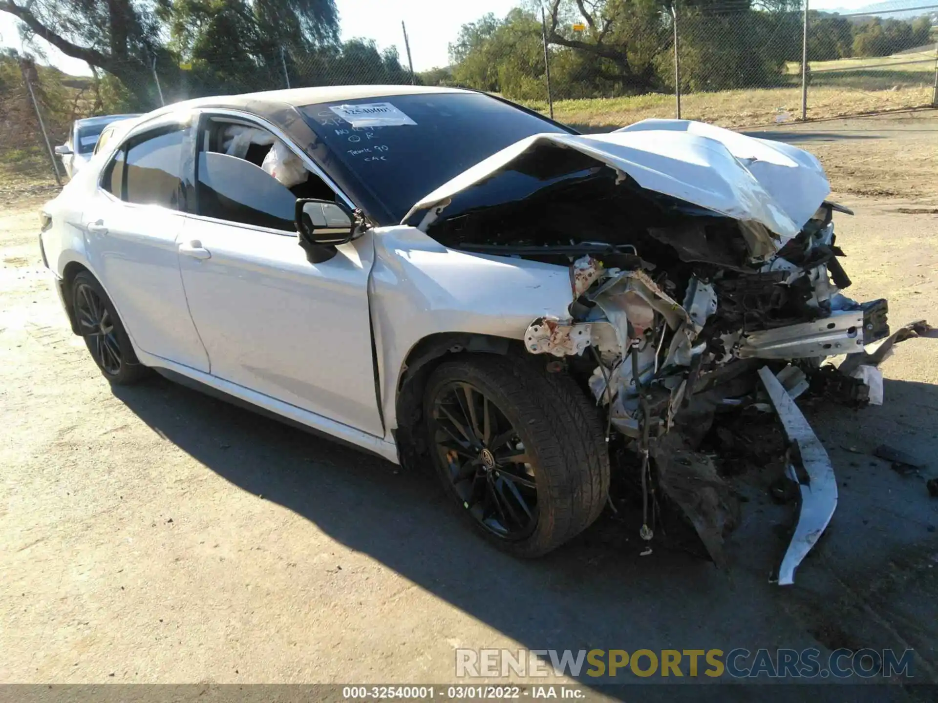 1 Photograph of a damaged car 4T1K61AK9MU591758 TOYOTA CAMRY 2021