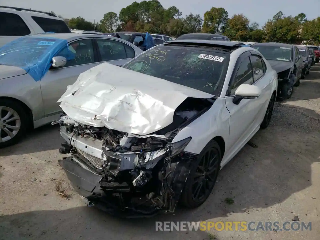 2 Photograph of a damaged car 4T1K61AK9MU608803 TOYOTA CAMRY 2021